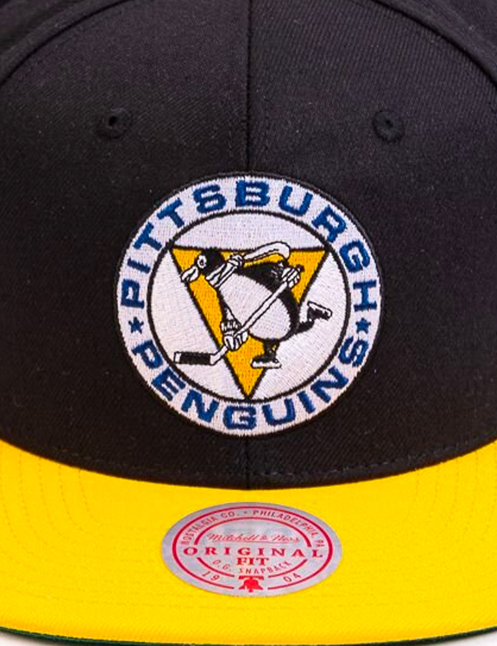 Pittsburgh Penguins Mitchell & Ness NHL Team 2T OG Snapback Hat - Black