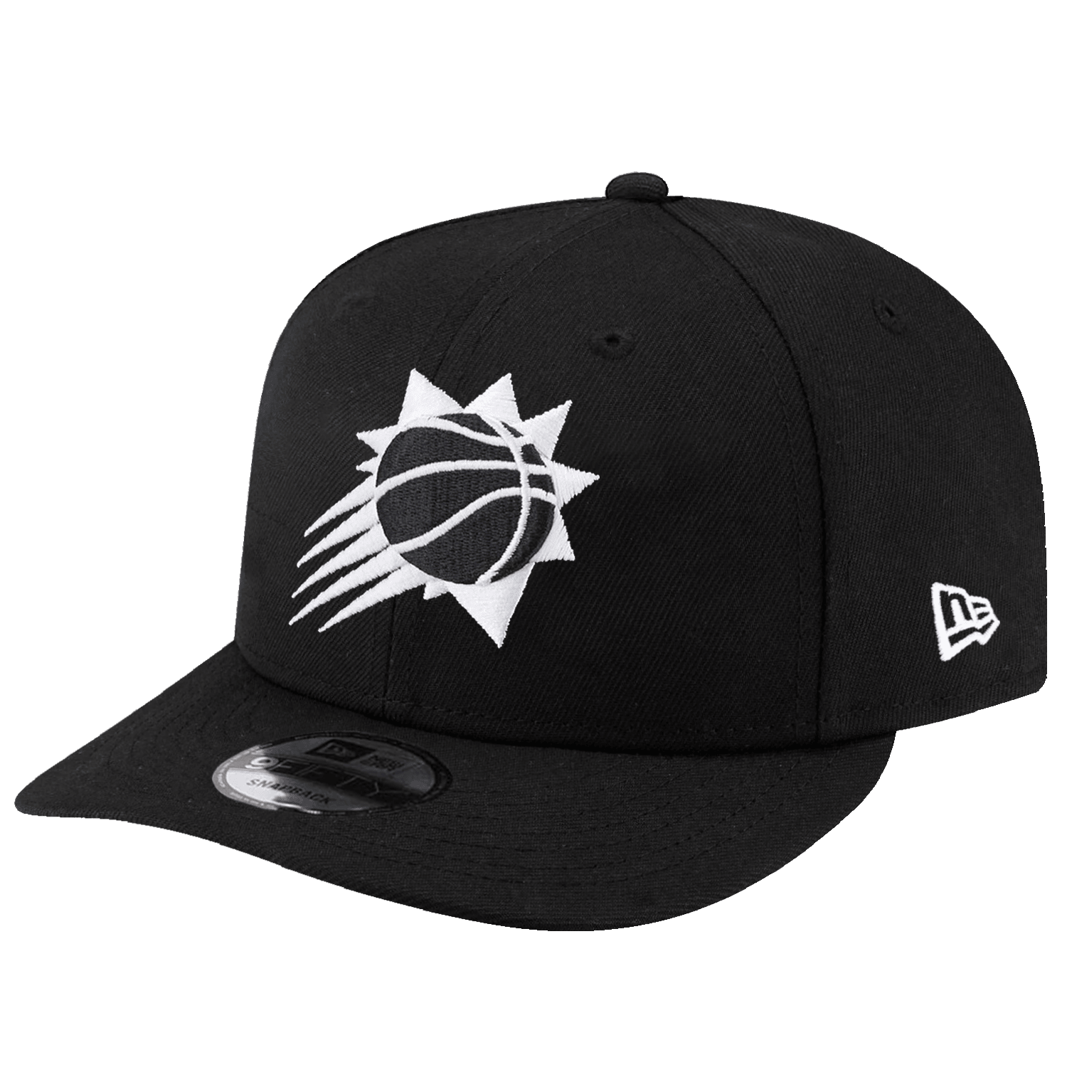 Phoenix Suns New Era NBA Black & White 9FIFTY Pre-Curved Snapback Hat