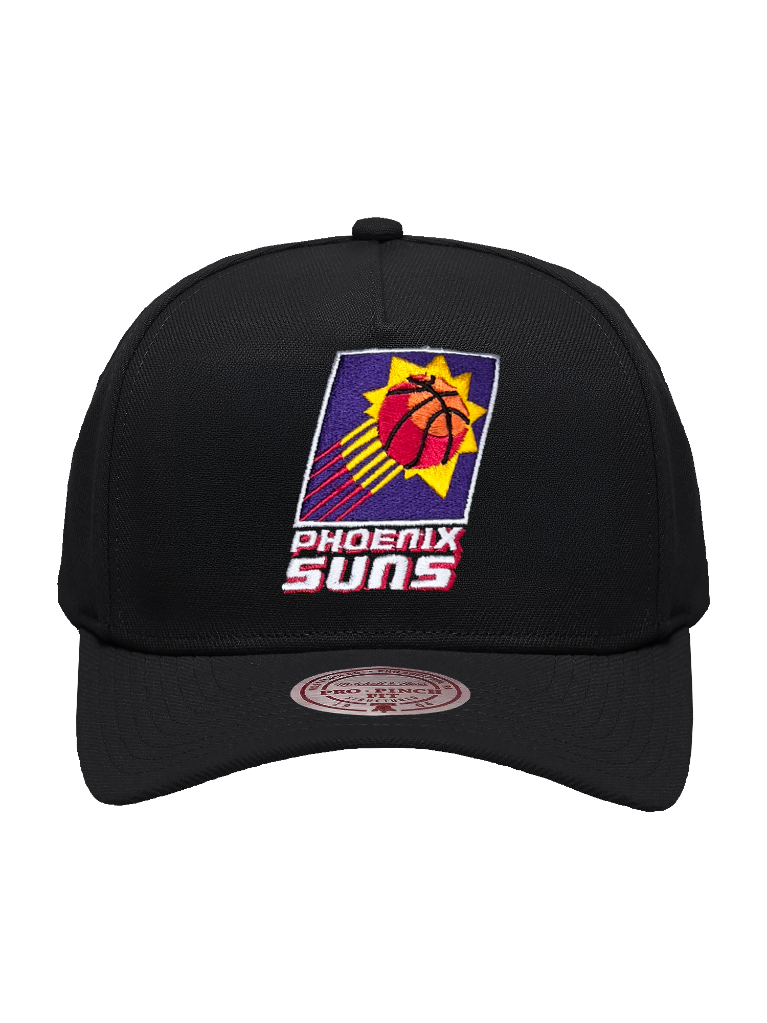 Phoenix Suns Mitchell & Ness NBA HWC Pro Pinch Snapback Hat - Black