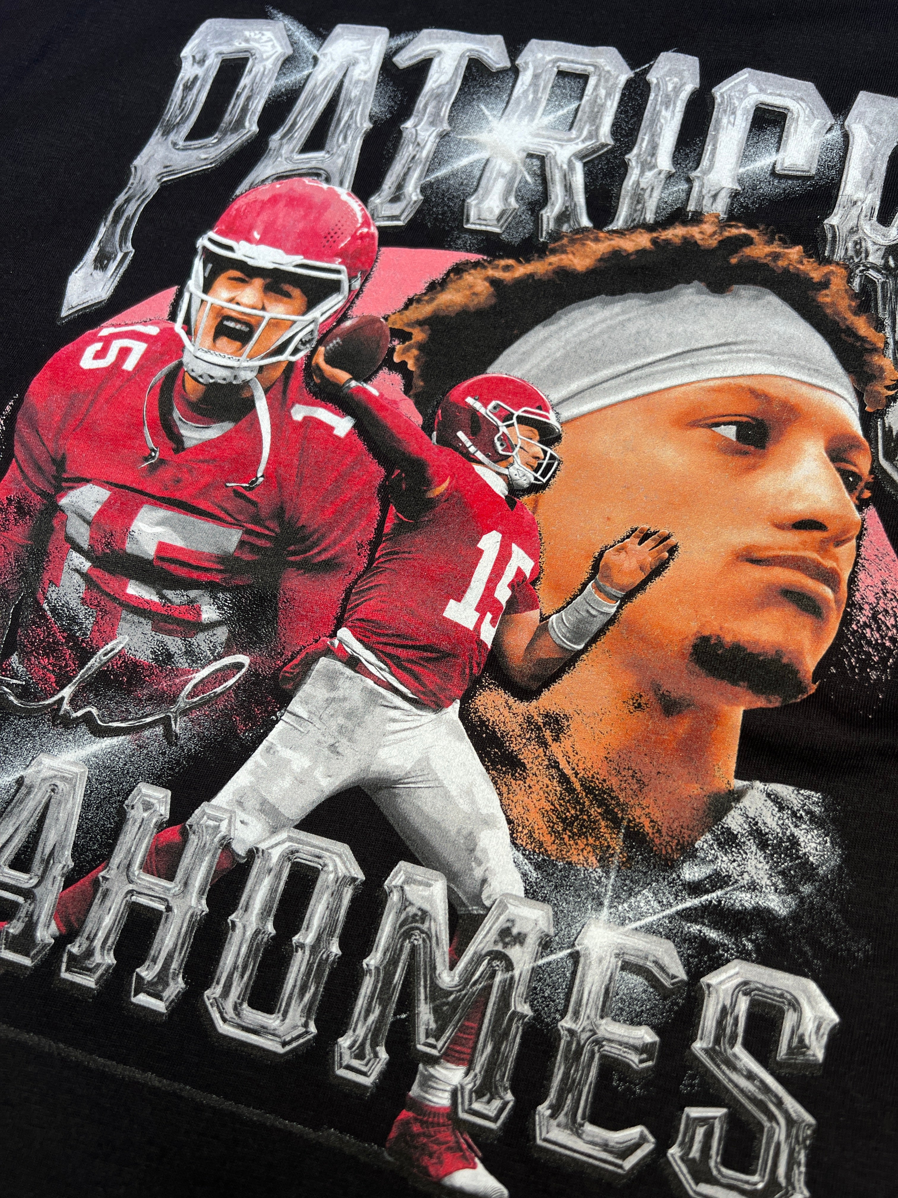 Patrick Mahomes Kansas City Chiefs 500 Level NFL Homage T-Shirt - Black