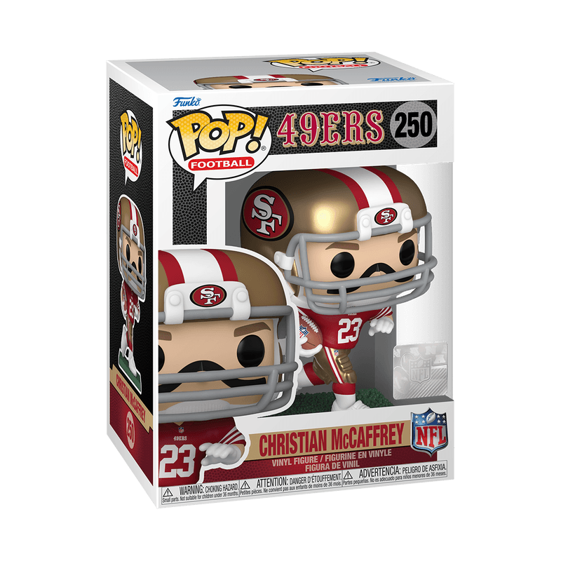 Christian McCaffrey San Francisco 49ers Funko NFL Pop Vinyl Figure - 250