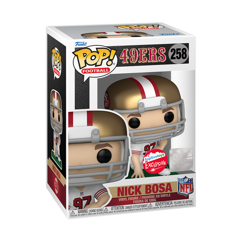 Nick Bosa San Francisco 49ers Funko NFL Color Rush 258 Pop Vinyl Figure