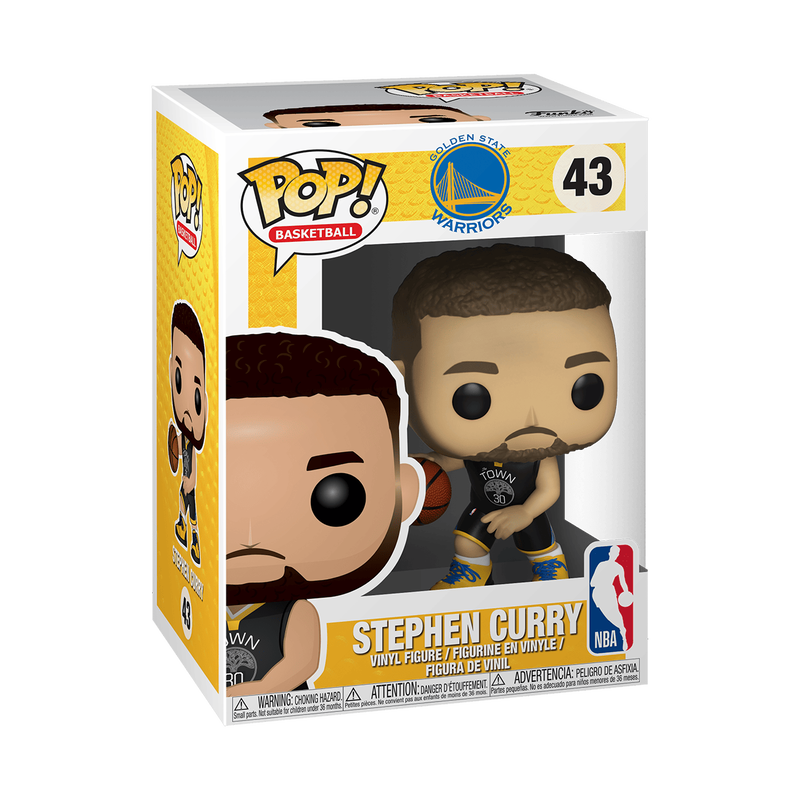 Steph Curry Golden State Warriors Funko NBA Pop 43 Figure - Black