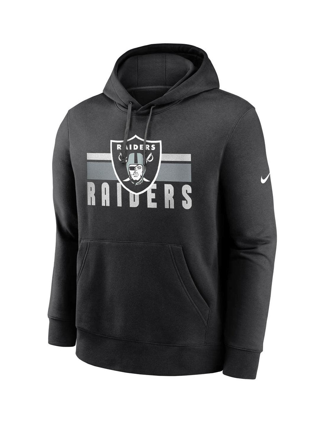 Las Vegas Raiders Nike NFL Team Stripes Hoodie Jumper - Black