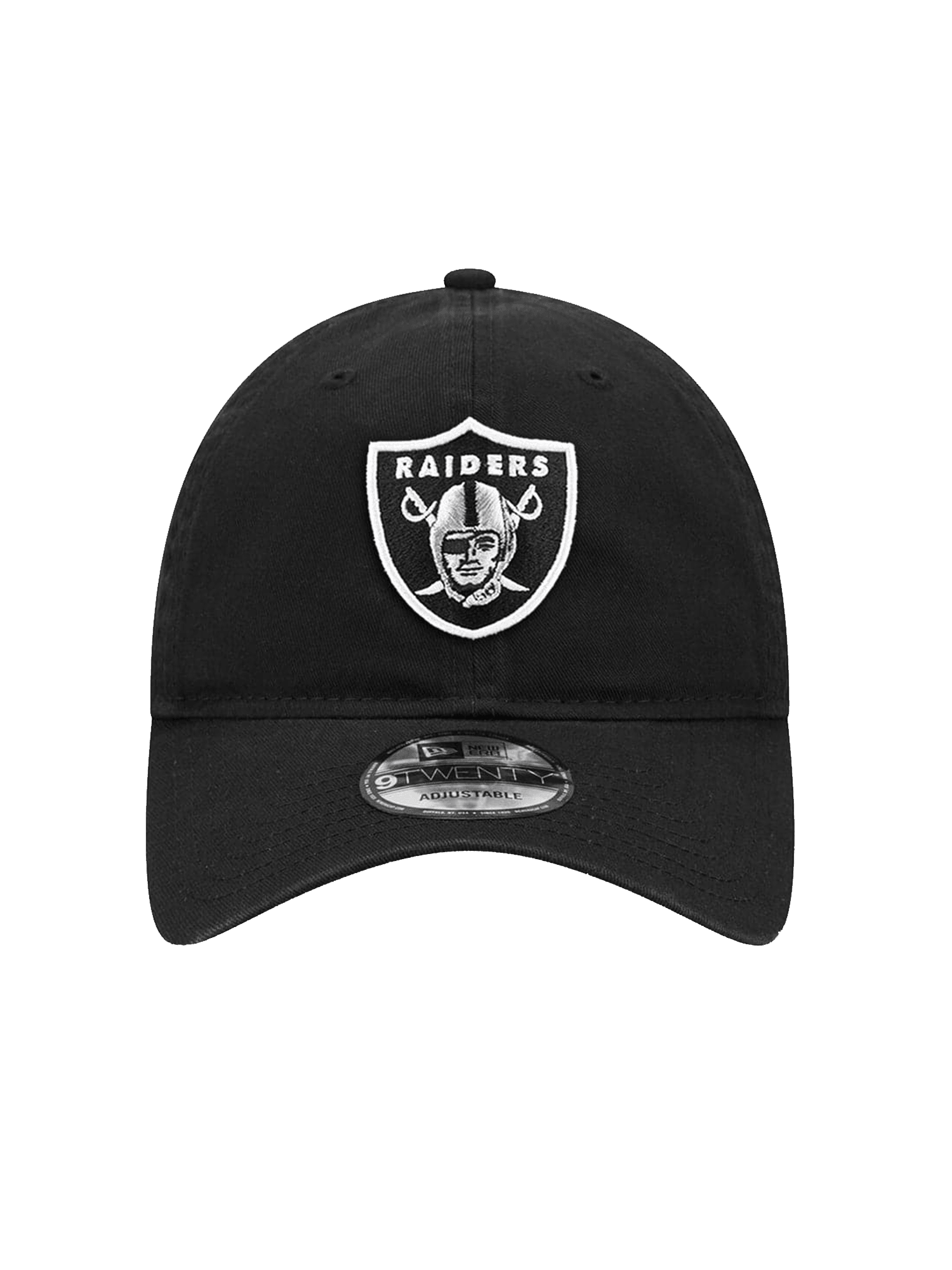 Las Vegas Raiders New Era NFL Team 9TWENTY Strapback Hat - Black