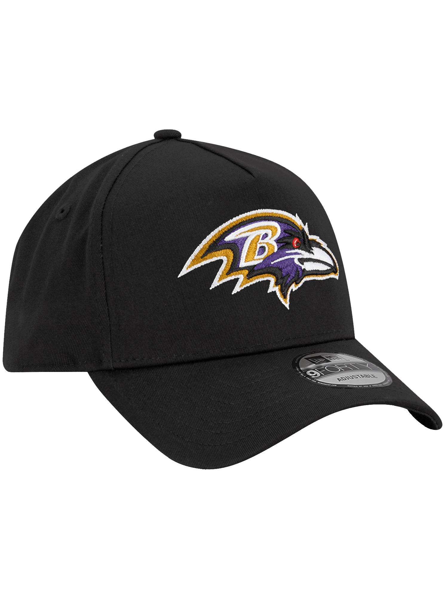 Baltimore Ravens New Era NFL Team 9FORTY A-Frame Snapback Hat - Black