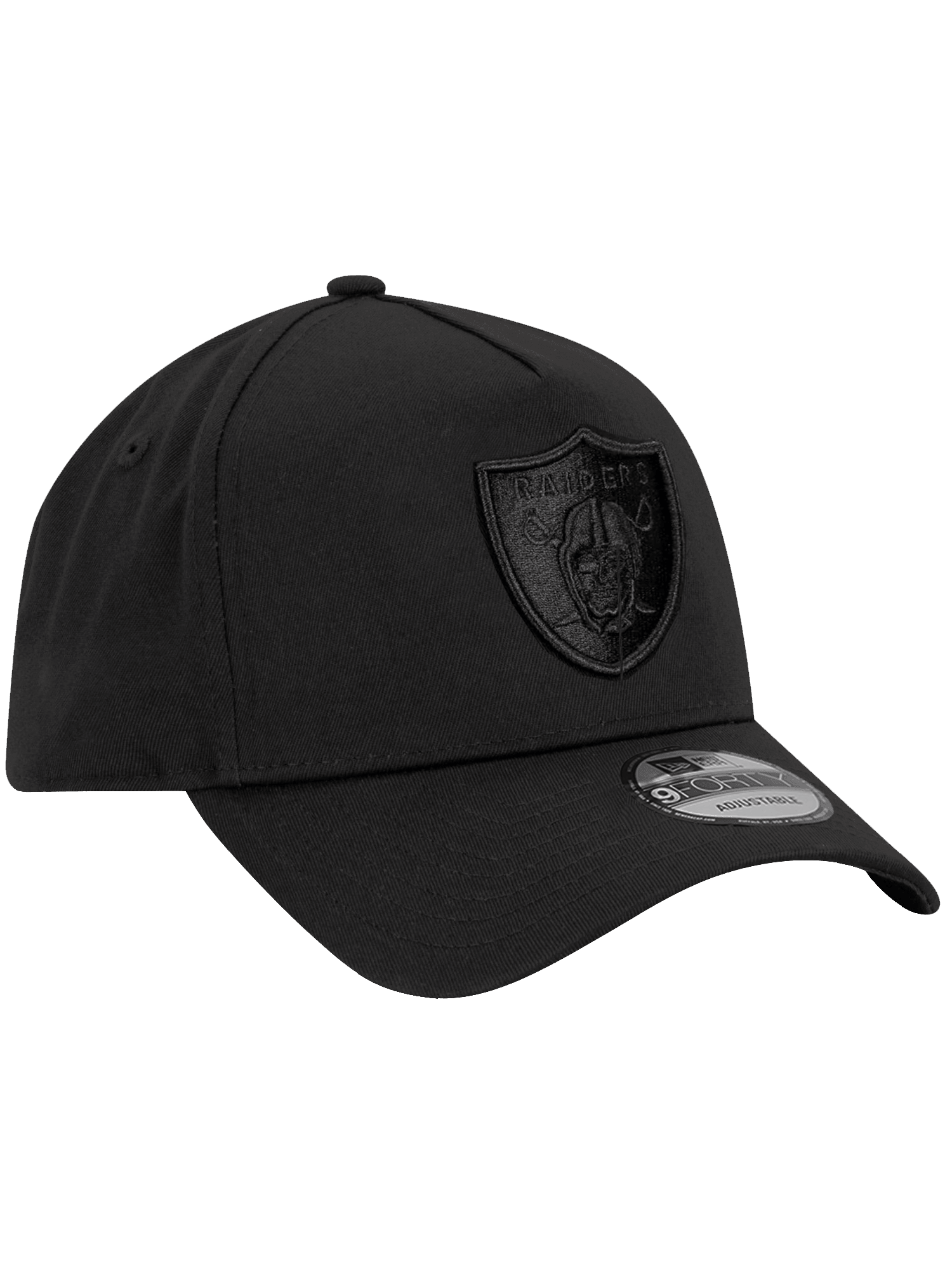 Las Vegas Raiders New Era NFL Black On Black 9FORTY A-Frame Snapback Hat