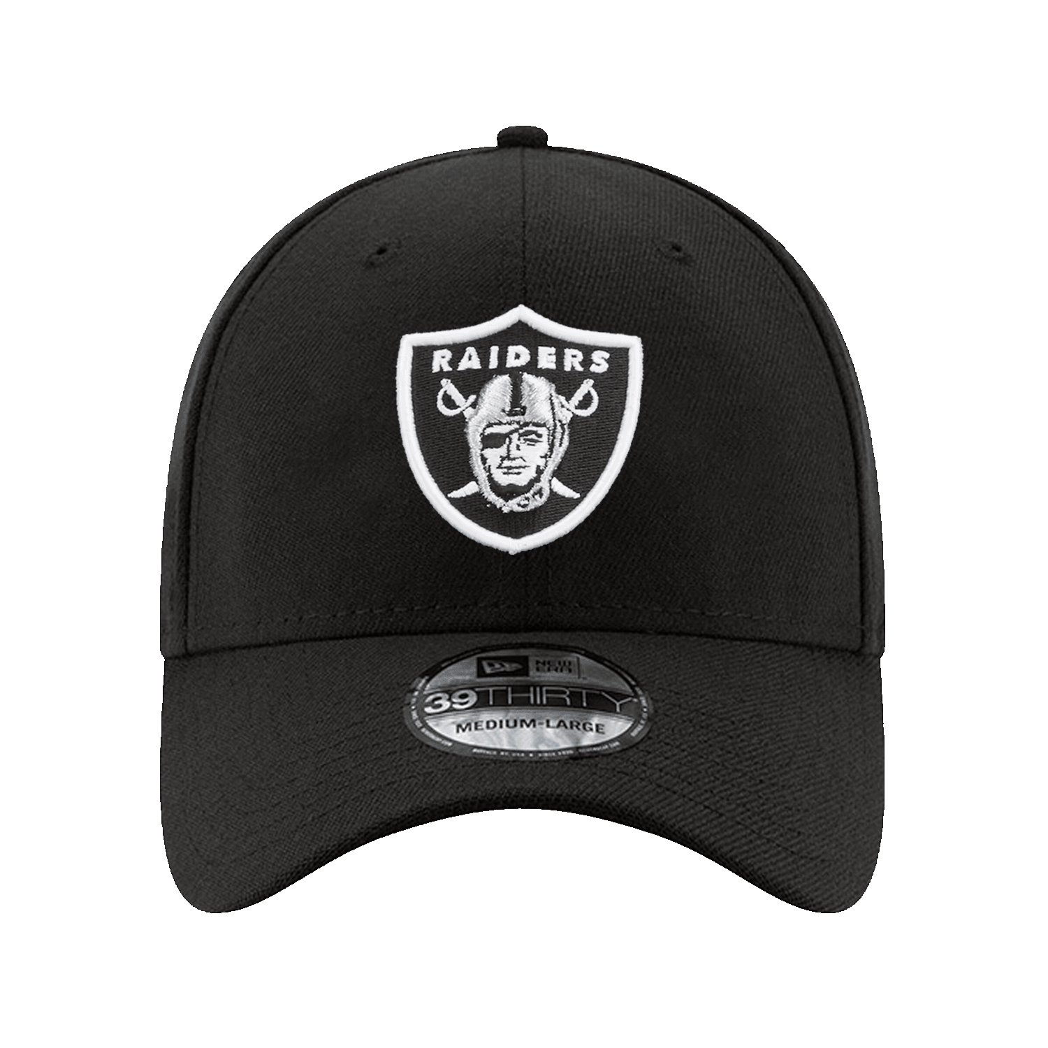 Las Vegas Raiders New Era NFL Team 39THIRTY Stretch Fit Hat - Black