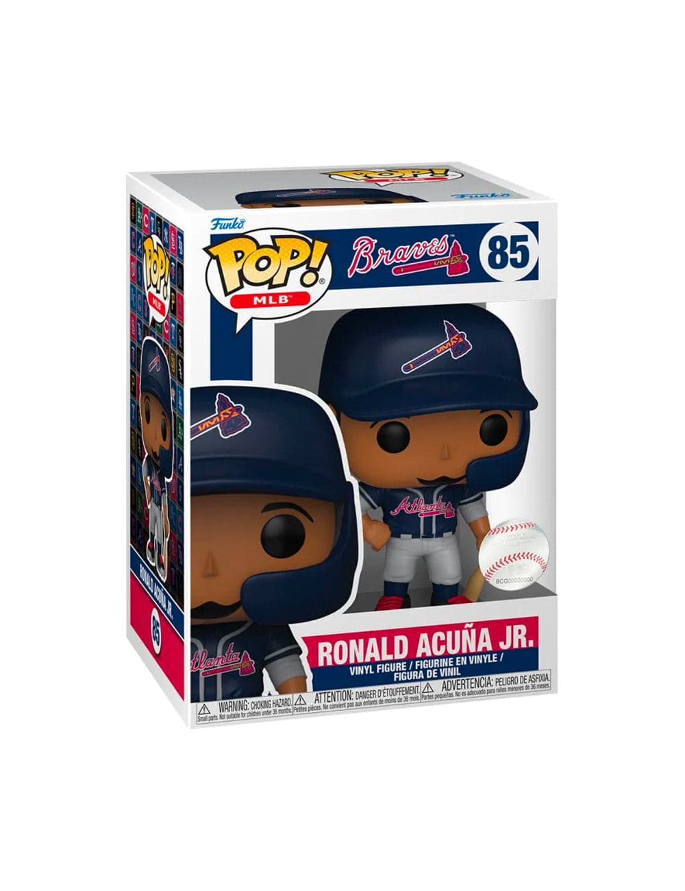 Ronald Acuna Atlanta Braves Funko MLB Pop Vinyl 3.75" Figure - Navy