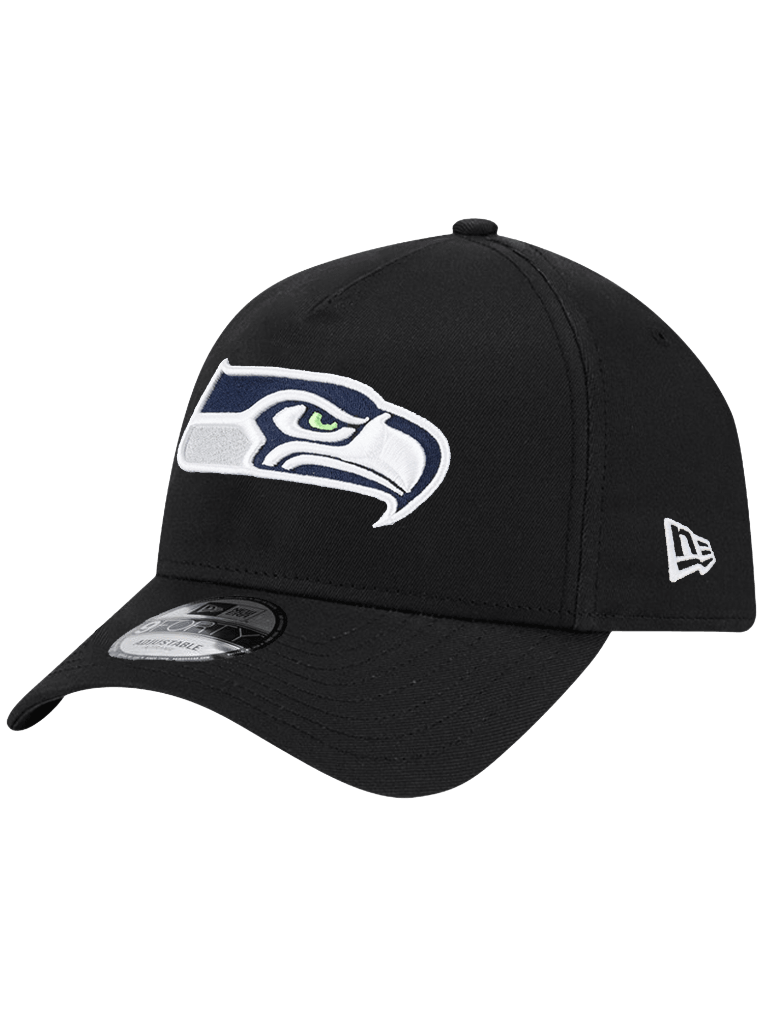 Seattle Seahawks New Era NFL Team 9FORTY A-Frame Snapback Hat - Black