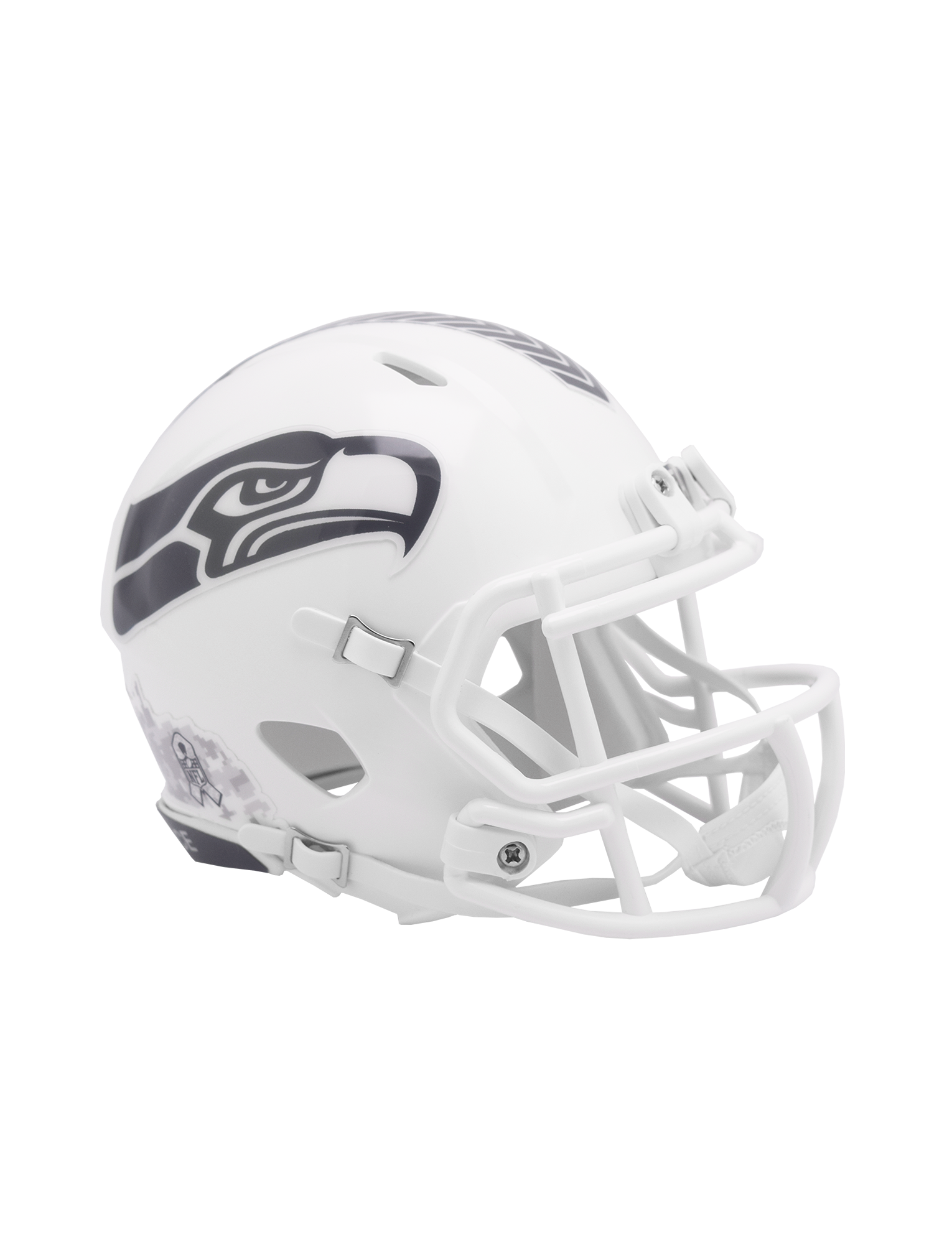 Seattle Seahawks Riddell NFL Salute To Service 24 Speed Replica Mini Helmet