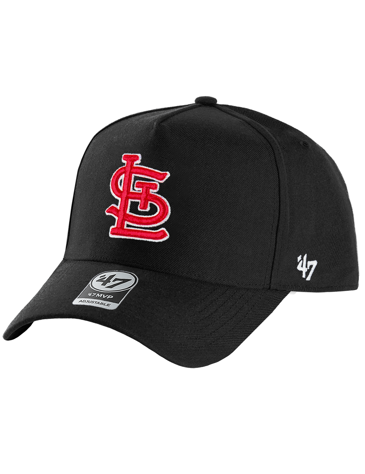 St Louis Cardinals '47 MLB Team MVP DT Snapback Hat - Black