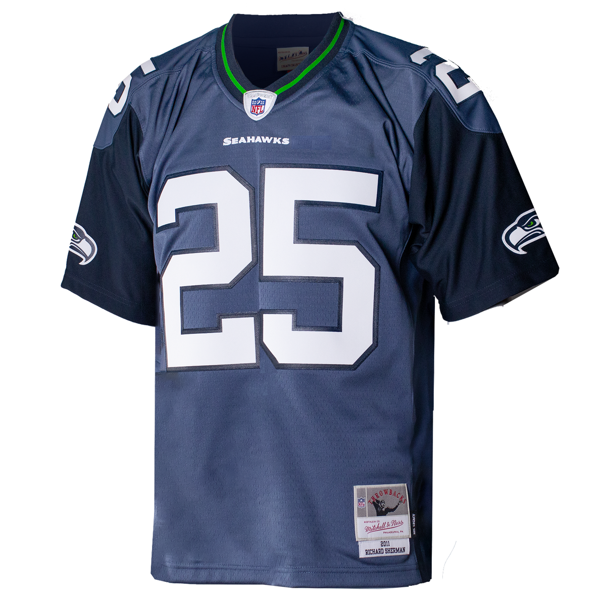 Richard Sherman Seattle Seahawks Mitchell Ness NFL 11 Throwback Lega US Sports HQ