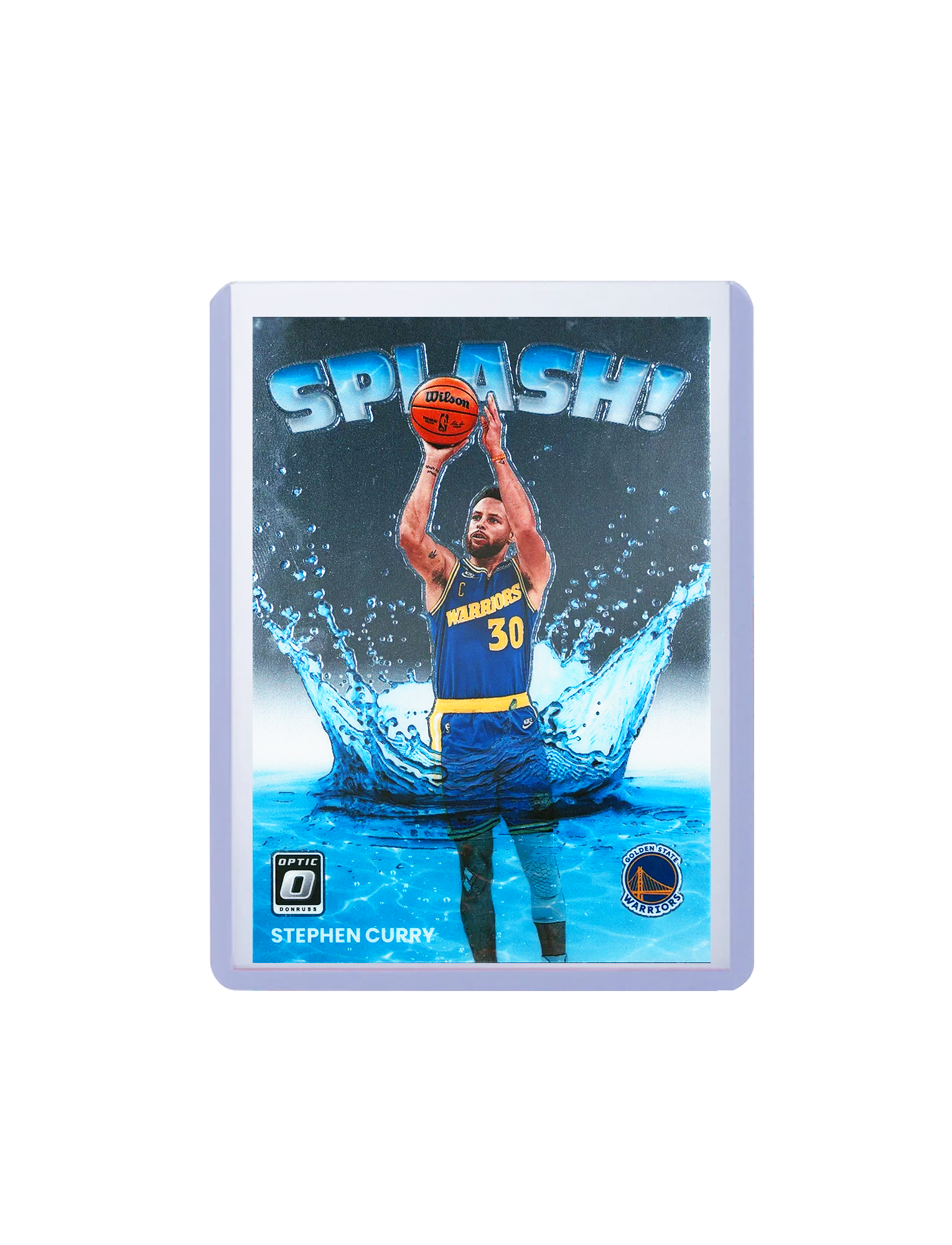 Steph Curry Golden State Warriors Panini NBA 22-23 Optic Splash Card