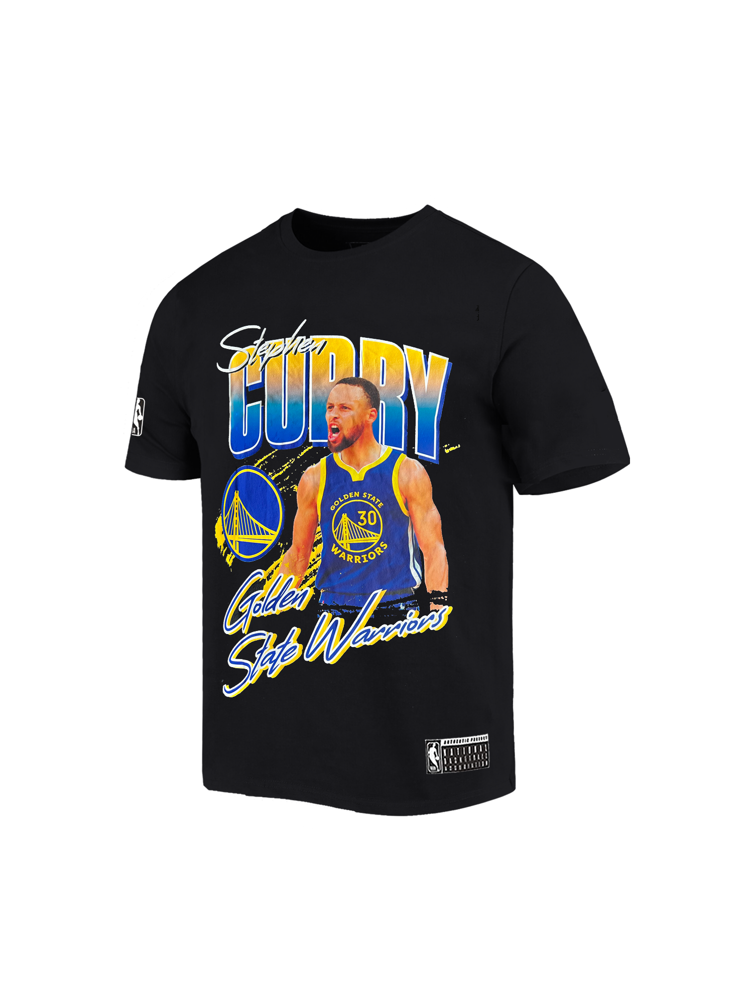 Youths Steph Curry Golden State Warriors NBA Essentials Jones Vintage T-Shirt - Black