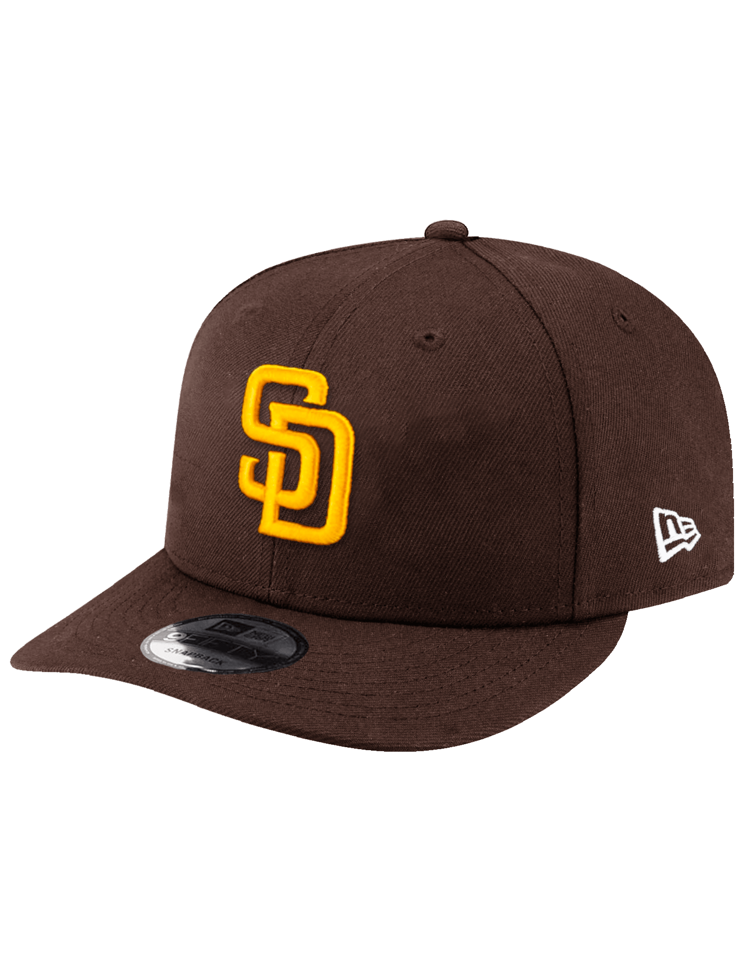 San Diego Padres New Era MLB Team 9FIFTY Pre-Curved Snapback Hat - Brown