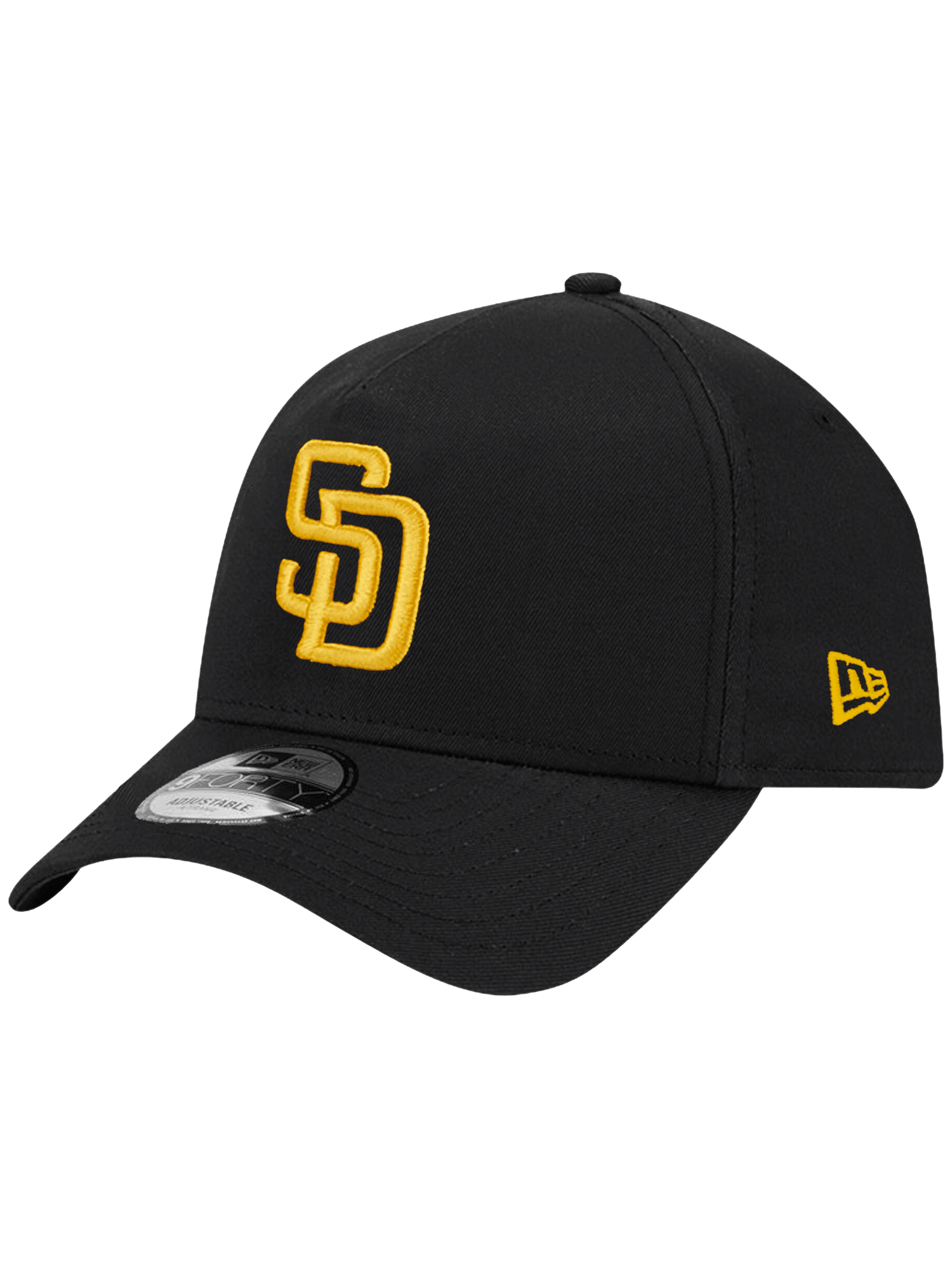 San Diego Padres New Era MLB Team 9FORTY A-Frame Snapback Hat - Black