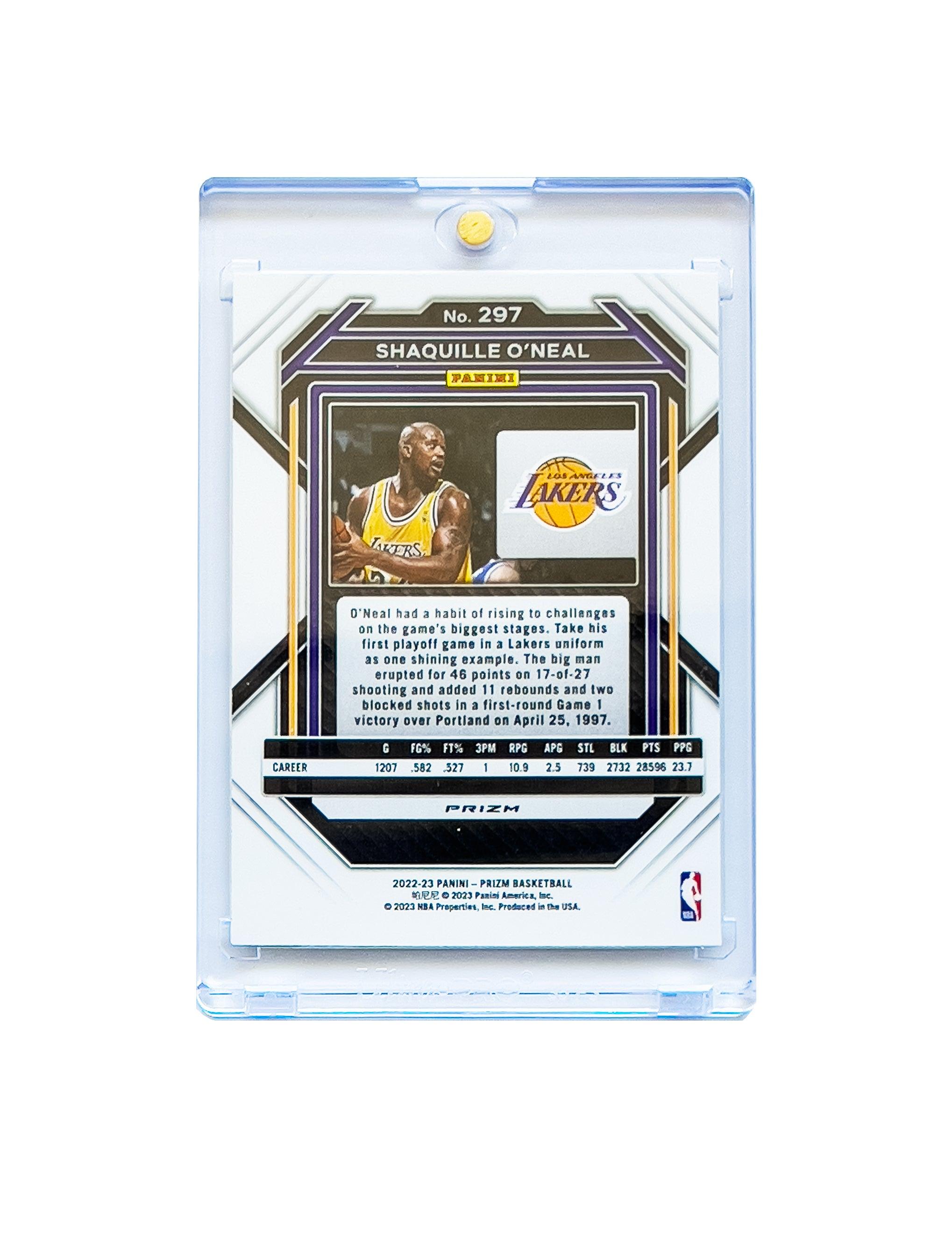 Shaquille O'Neal Los Angeles Lakers Panini NBA Prizm 22-23 Silver Card