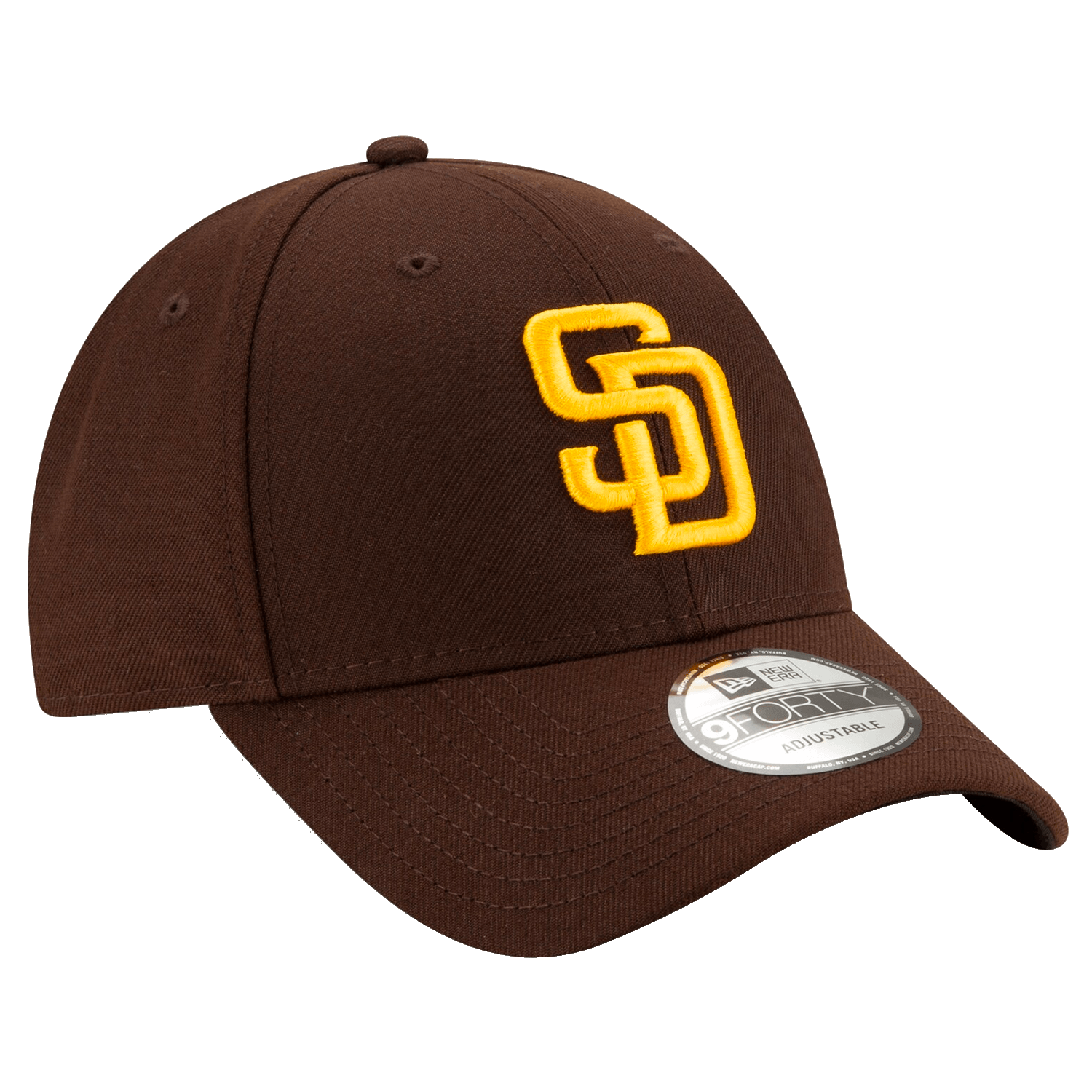 San Diego Padres New Era MLB Team 9FORTY Snapback Hat - Brown