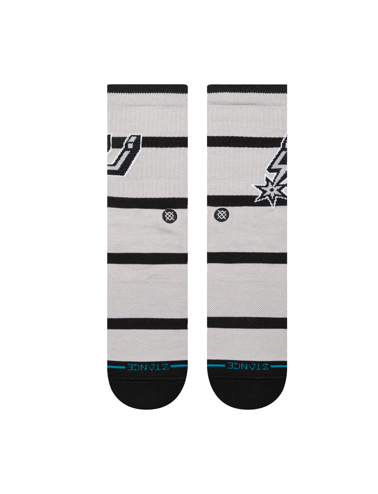 San Antonio Spurs Stance NBA Team Prep Crew Socks