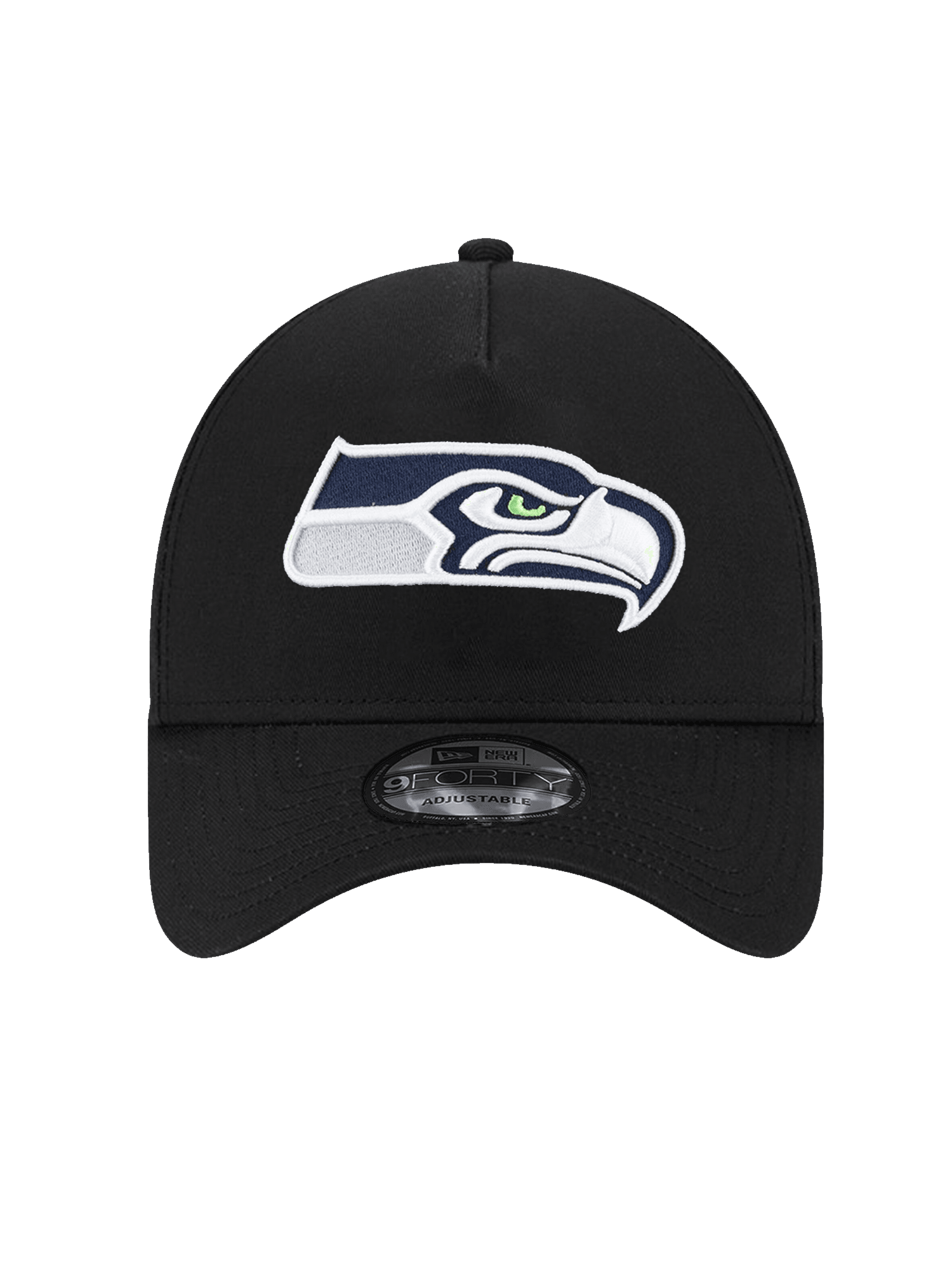 Seattle Seahawks New Era NFL Team 9FORTY A-Frame Snapback Hat - Black