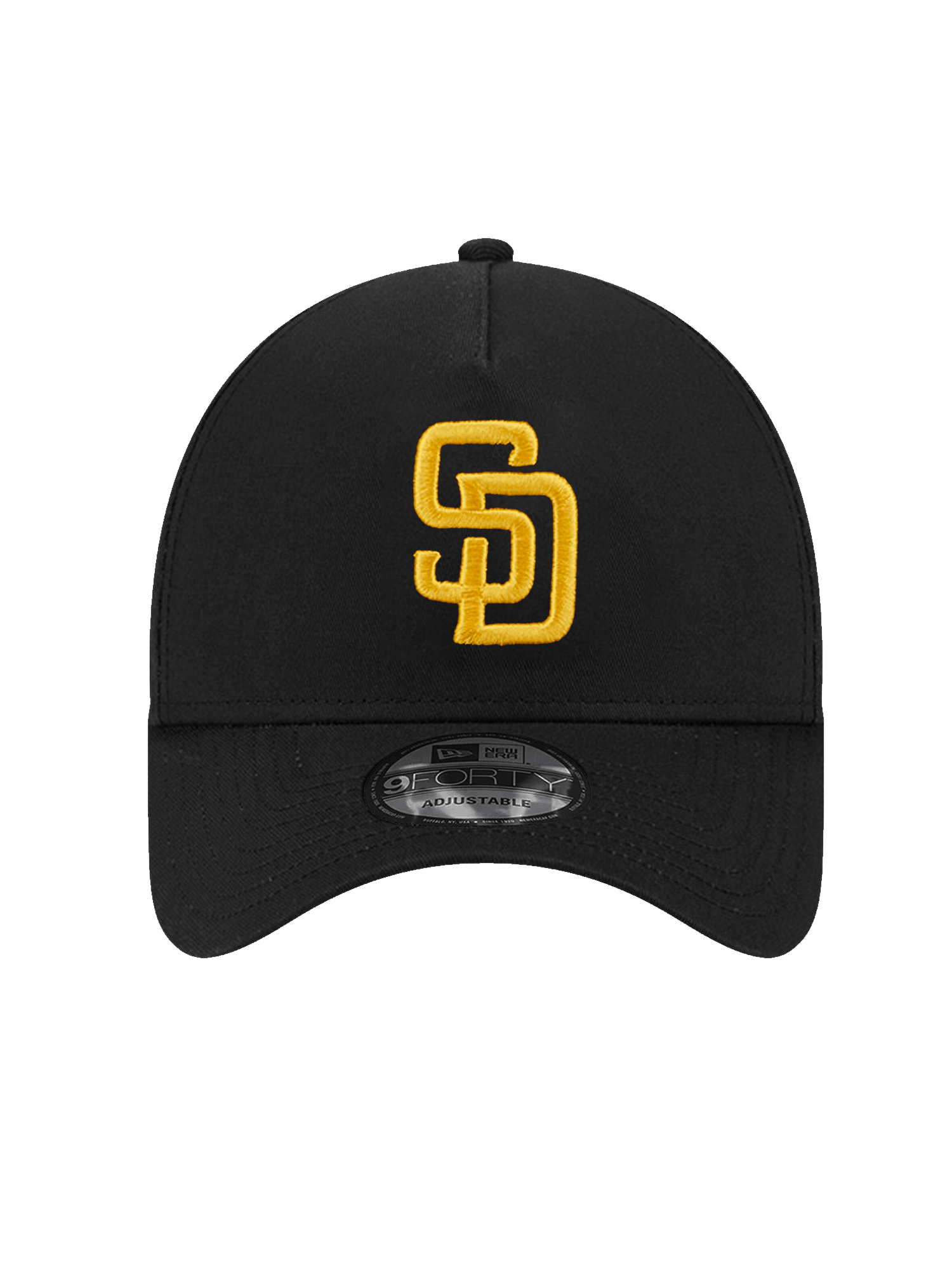 San Diego Padres New Era MLB Team 9FORTY A-Frame Snapback Hat - Black