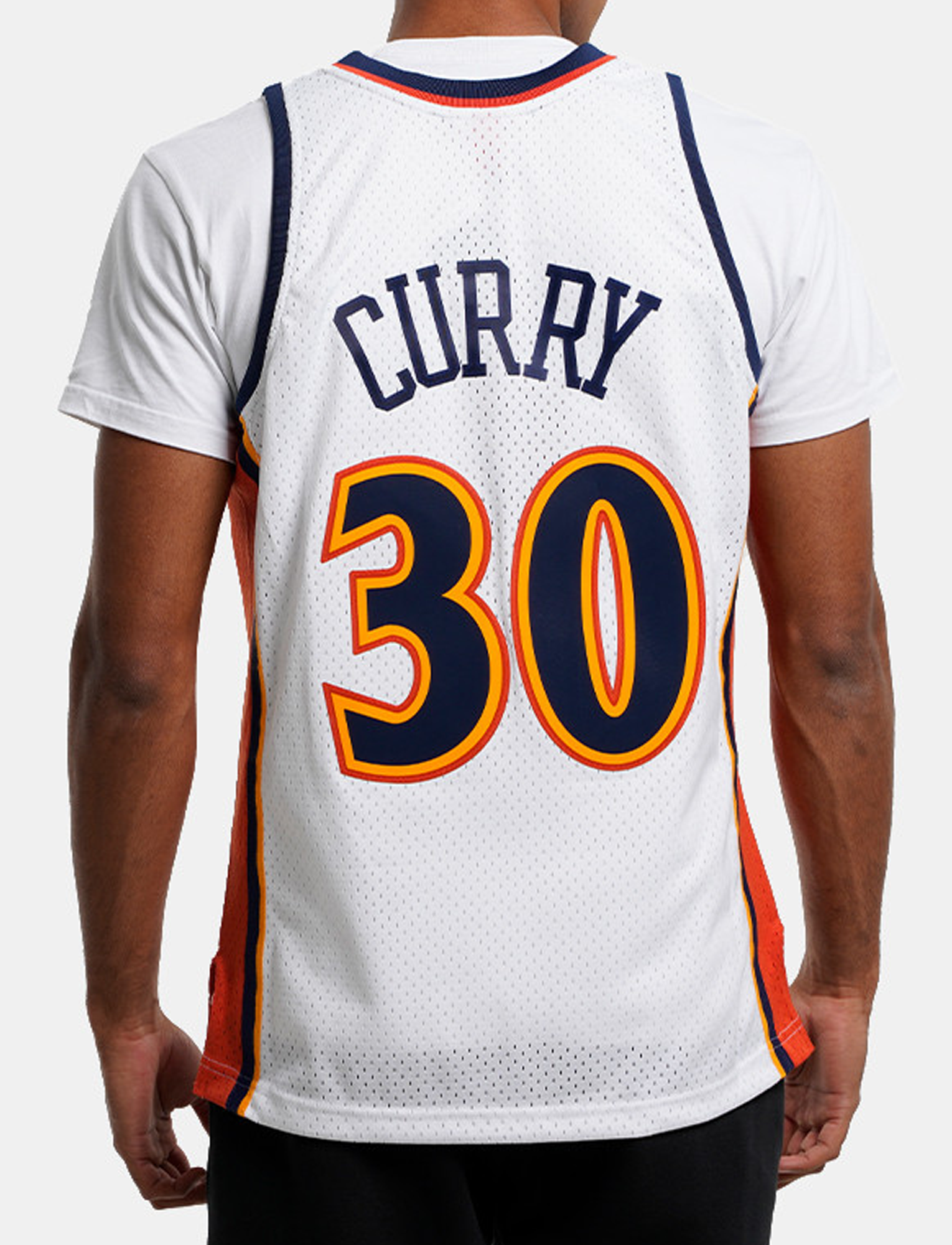 Steph Curry Golden State Warriors Mitchell & Ness NBA 09 Swingman Jersey - White