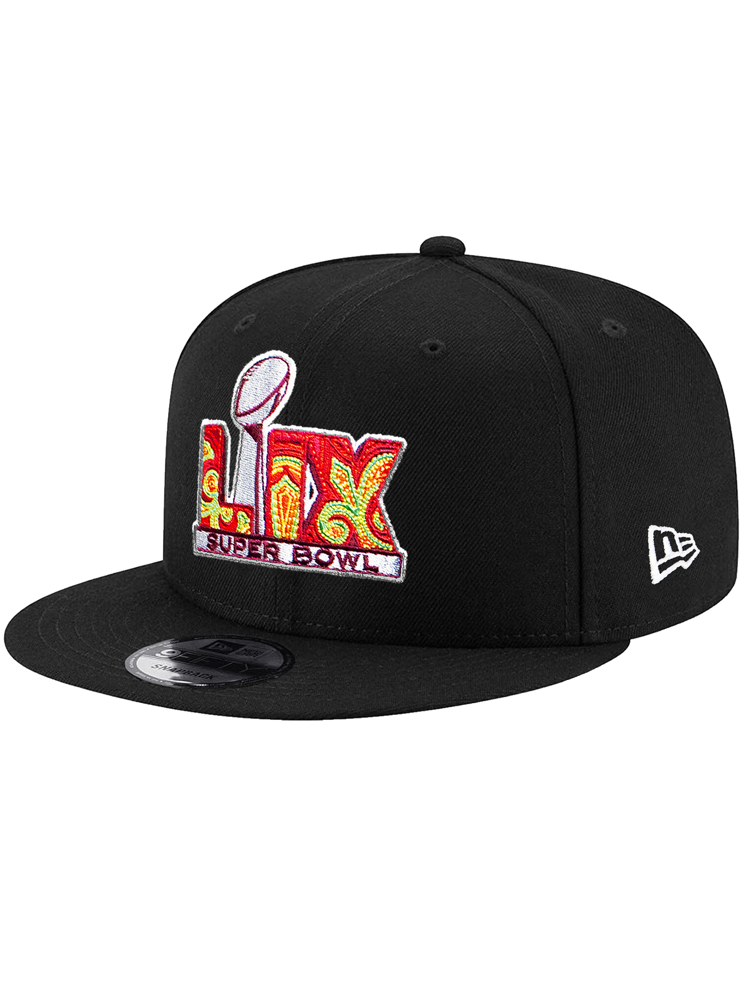 Super Bowl LIX New Era NFL Logo 9FIFTY Snapback Hat - Black