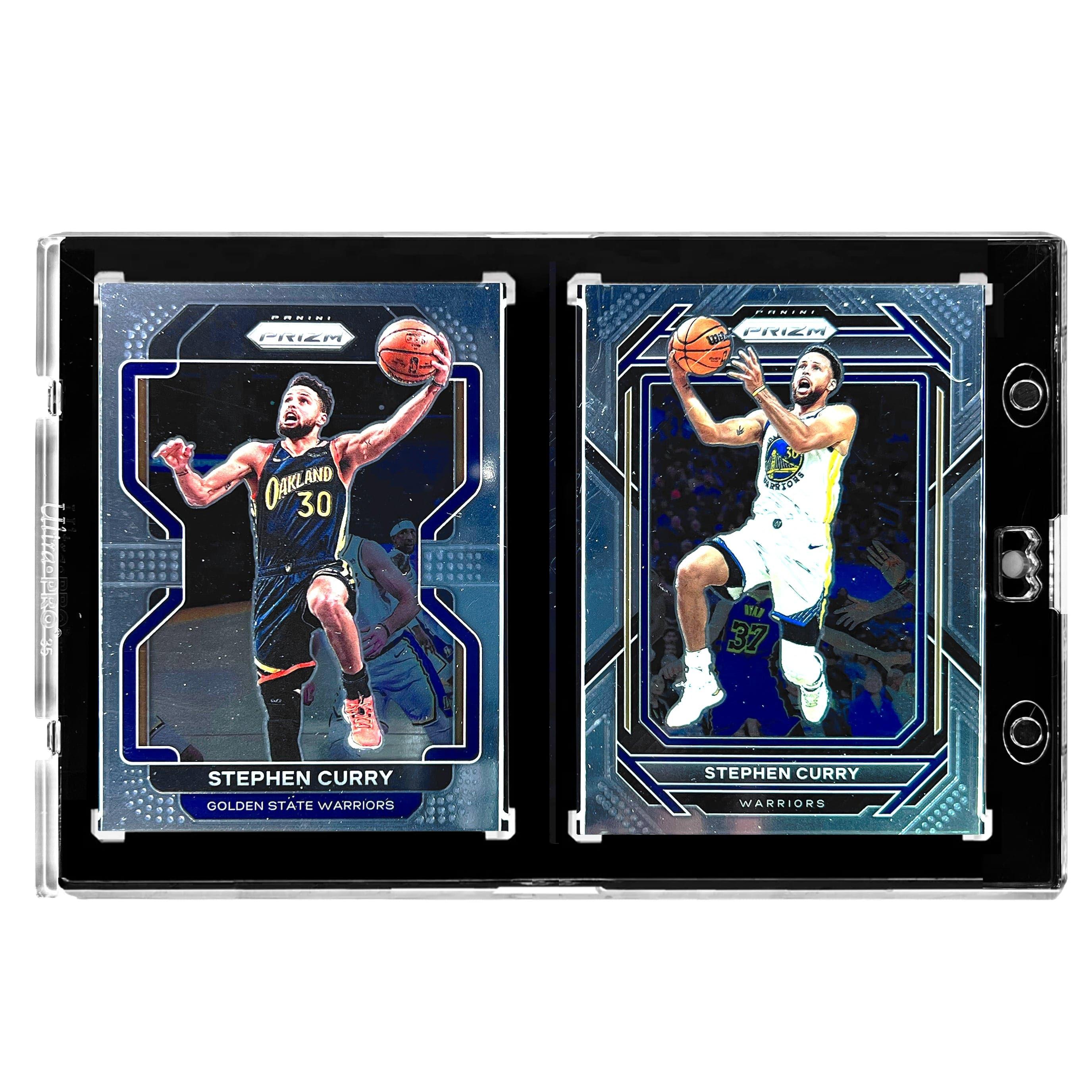 Steph Curry Golden State Warriors Panini NBA Prizm Base 2 x Card Set