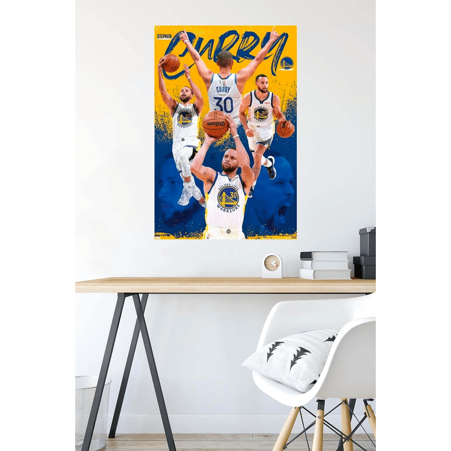 Steph Curry Golden State Warriors Trends NBA 61 x 91.5cm Montage Poster