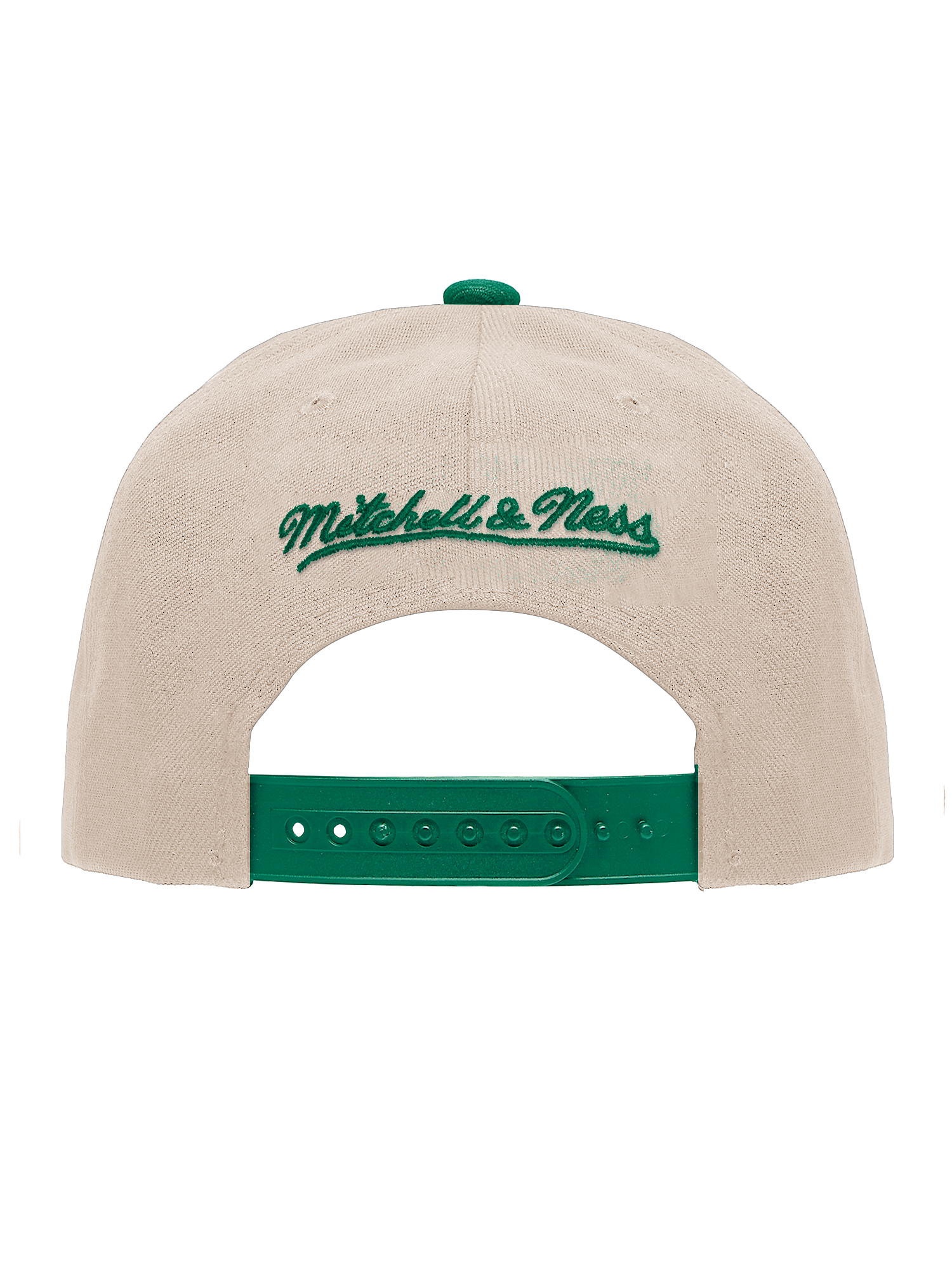 Seattle Supersonics Mitchell & Ness NBA HWC 2T Pro Pinch Snapback Hat - Cream