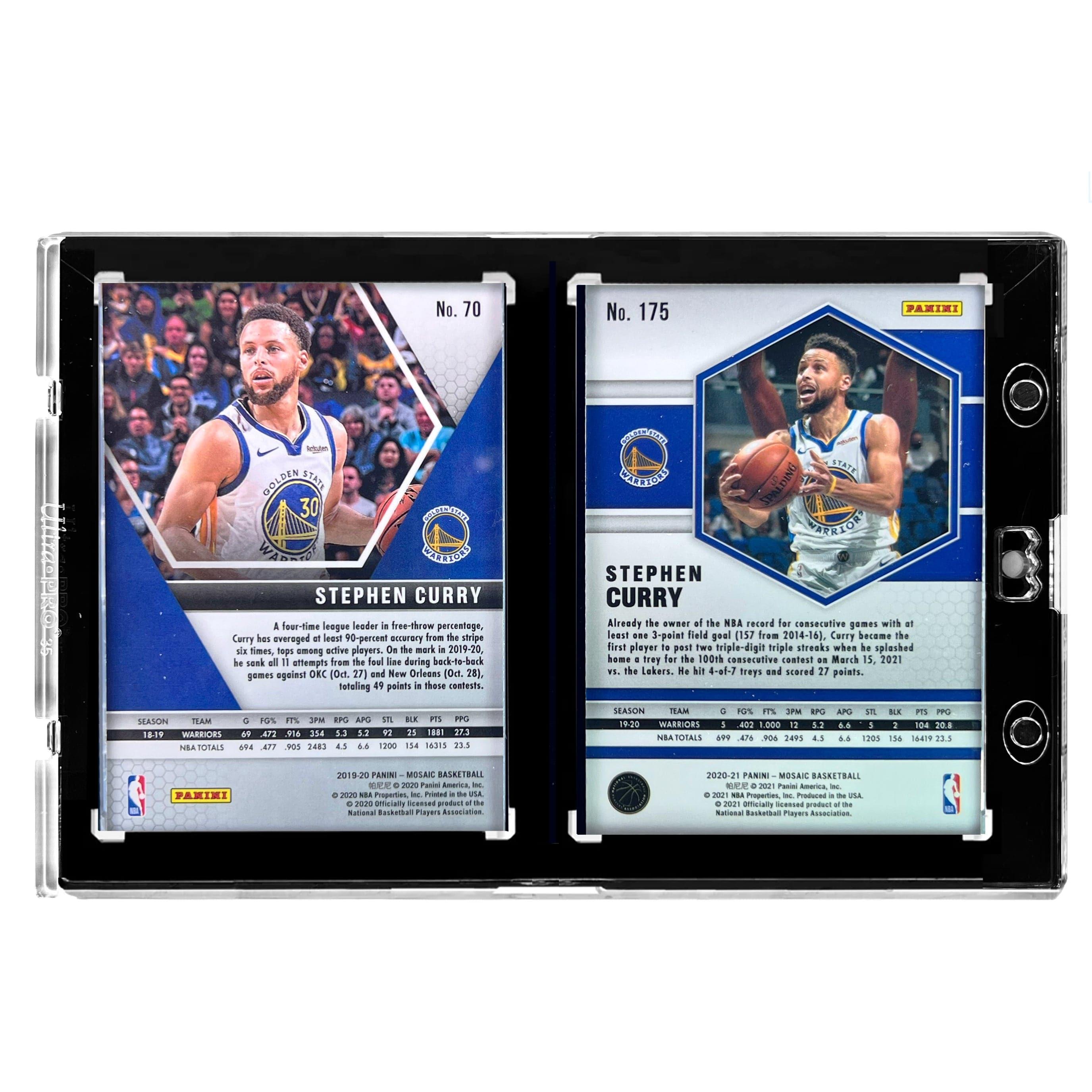 Steph Curry Golden State Warriors Panini NBA Mosaic Base 2 x Card Set