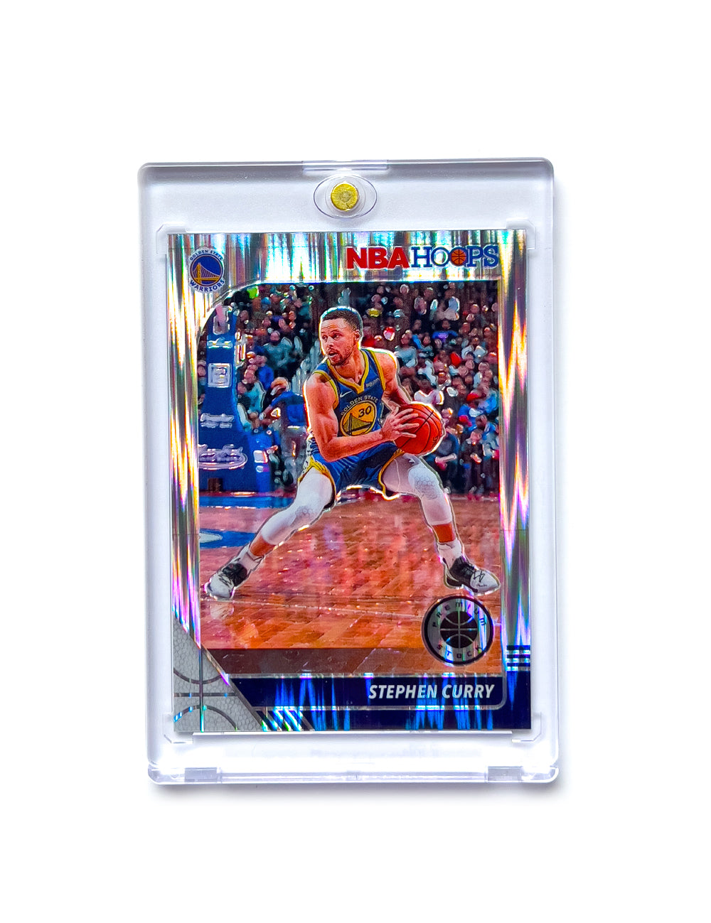 Steph Curry Golden State Warriors Panini NBA 19-20 Hoops Flash Silver Card