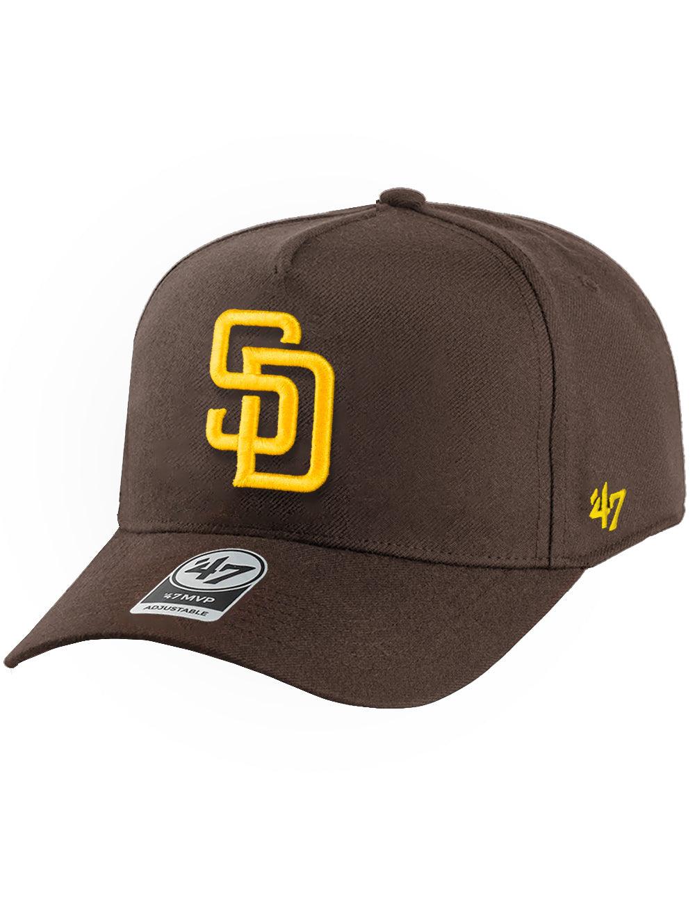 San Diego Padres '47 MLB Team MVP DT Snapback Hat - Brown