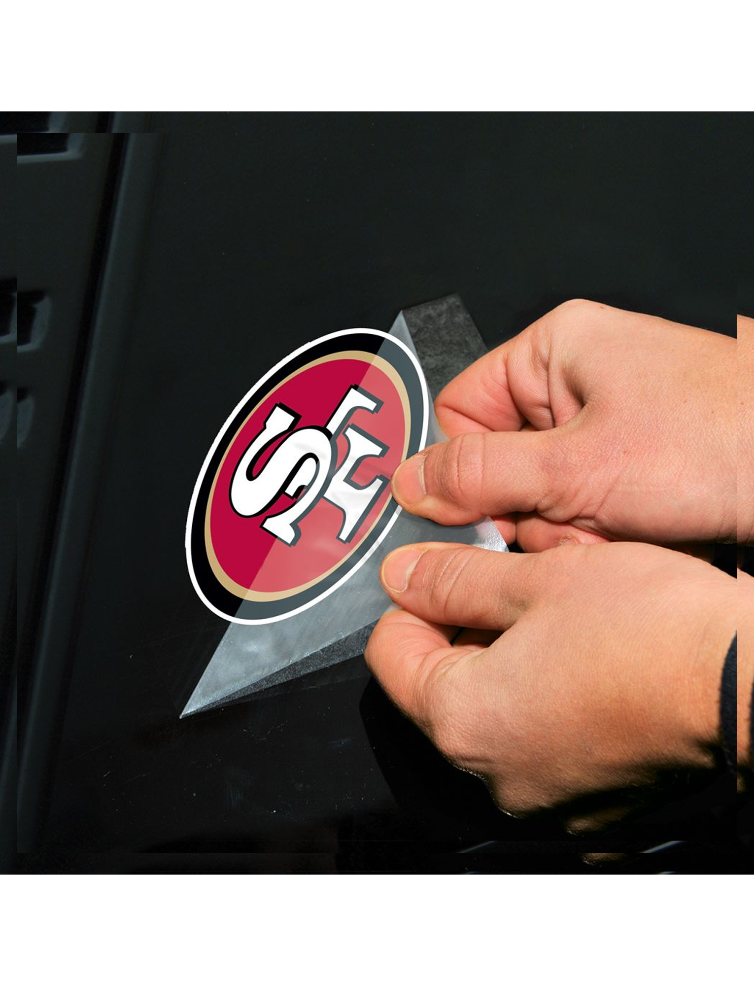 San Francisco 49ers Wincraft NFL 4" x 4" Perfect Cut Decal