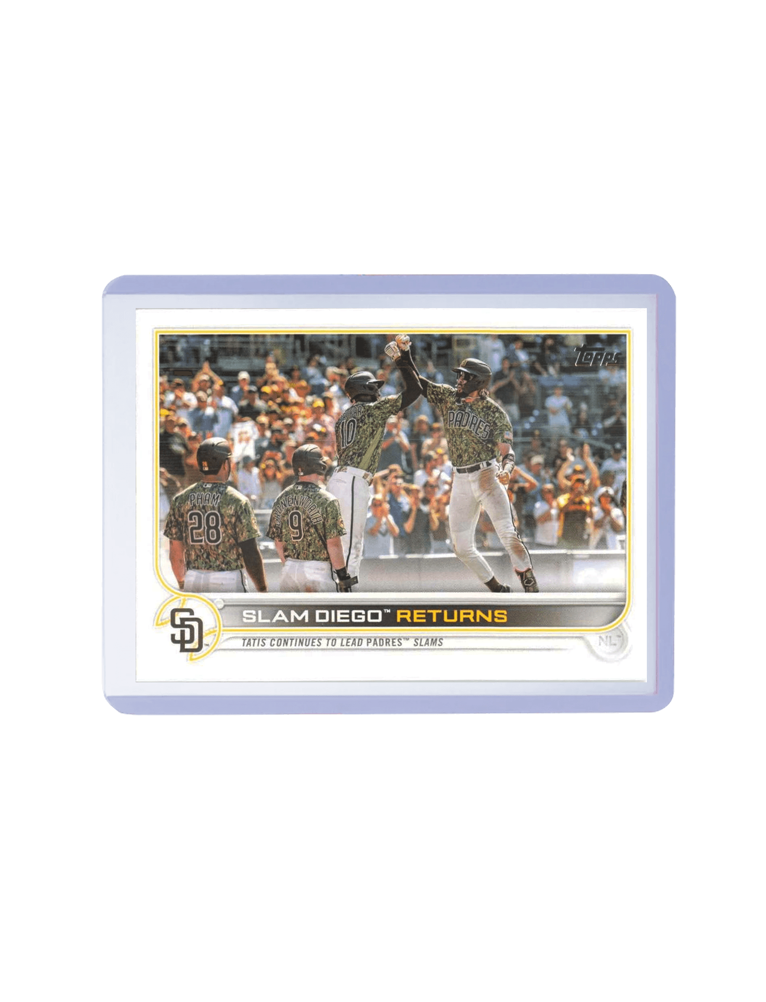 San Diego Padres Topps MLB Series 1 22 Slam Diego Card