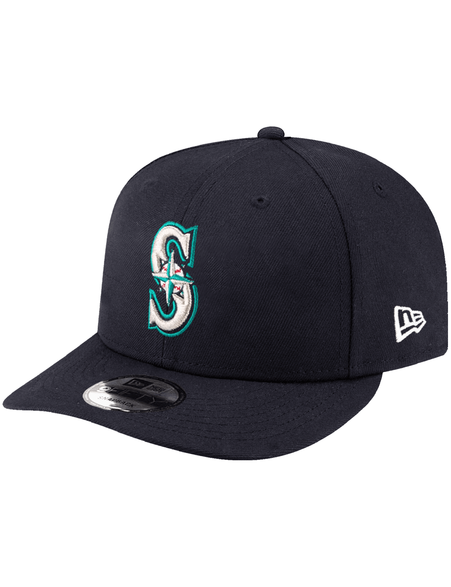 Seattle Mariners New Era MLB Team 9FIFTY Pre-Curved Snapback Hat - Navy