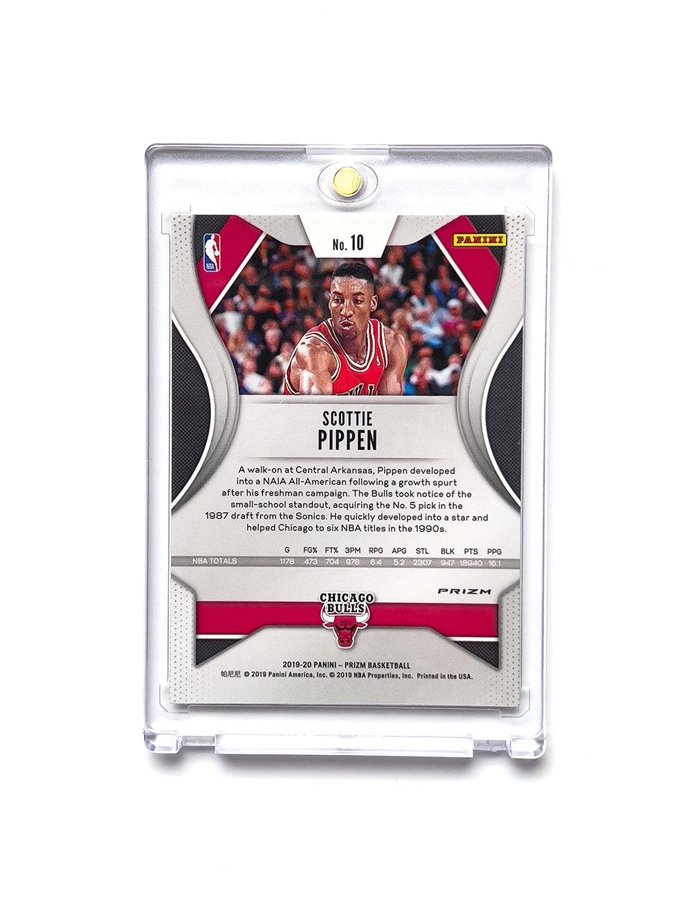 Scottie Pippen Chicago Bulls Panini NBA 19-20 Prizm Silver Card