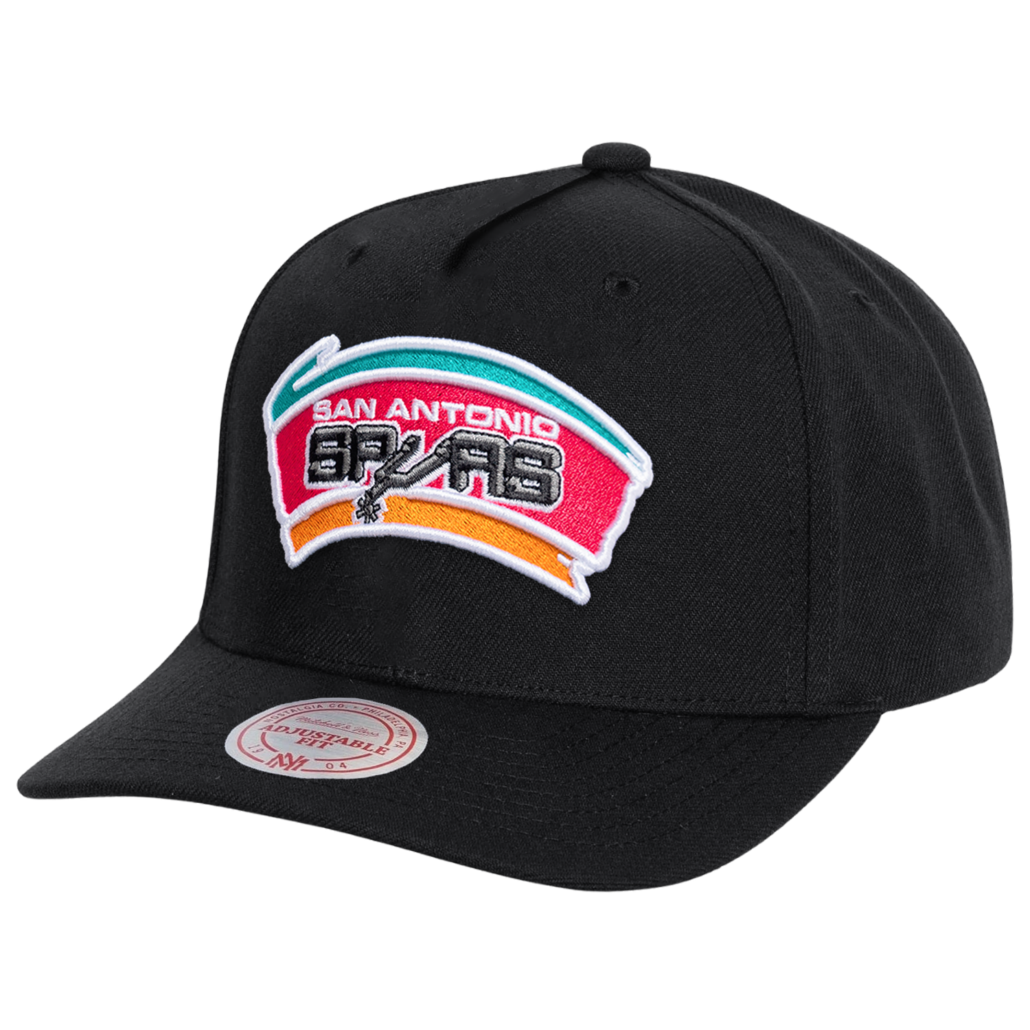 San Antonio Spurs Mitchell & Ness NBA HWC MVP Snapback Hat - Black