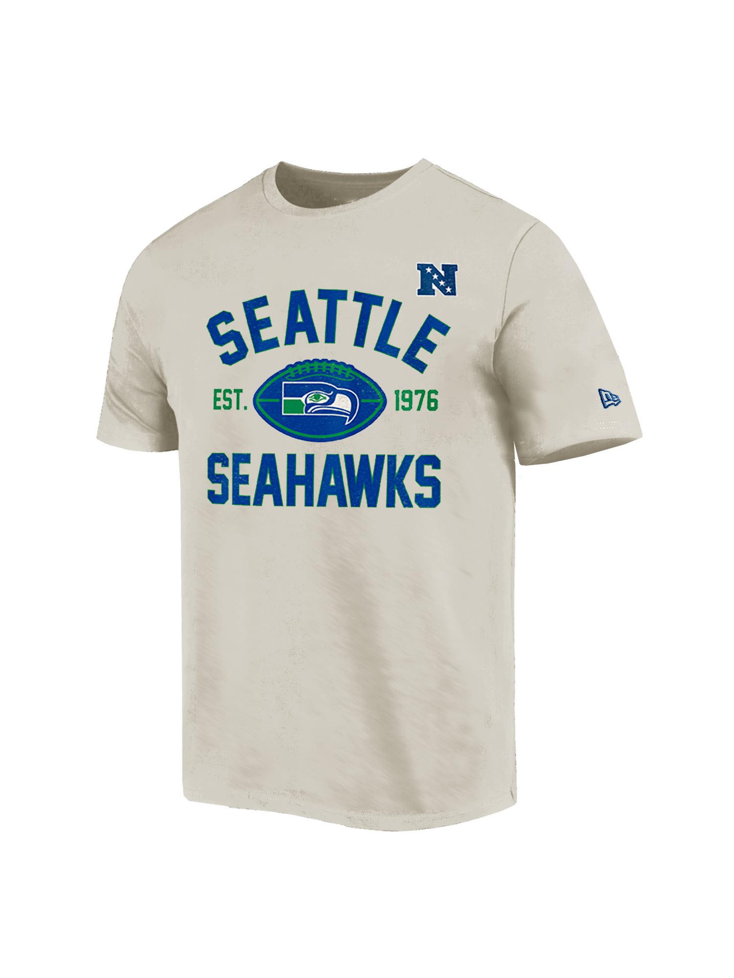 Seattle Seahawks New Era NFL 24 Sideline Historic T-Shirt - Stone