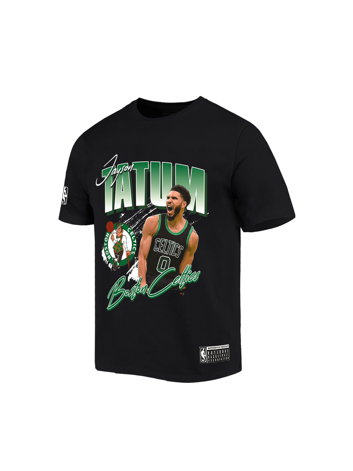 Youths Jayson Tatum Boston Celtics NBA Essentials Jones Vintage T-Shirt - Black