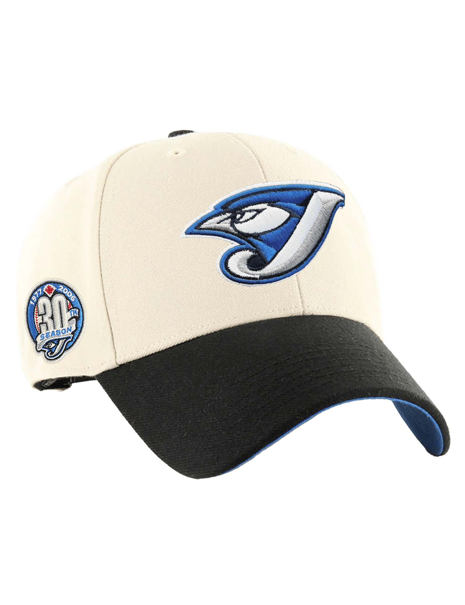 Toronto Blue Jays '47 MLB 30th Season MVP Snapback Hat - Natural