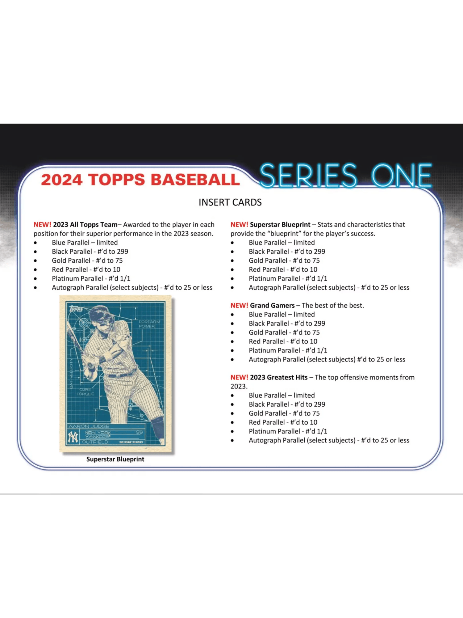 2024 Topps MLB Series 1 Baseball Trading Card Blaster Box