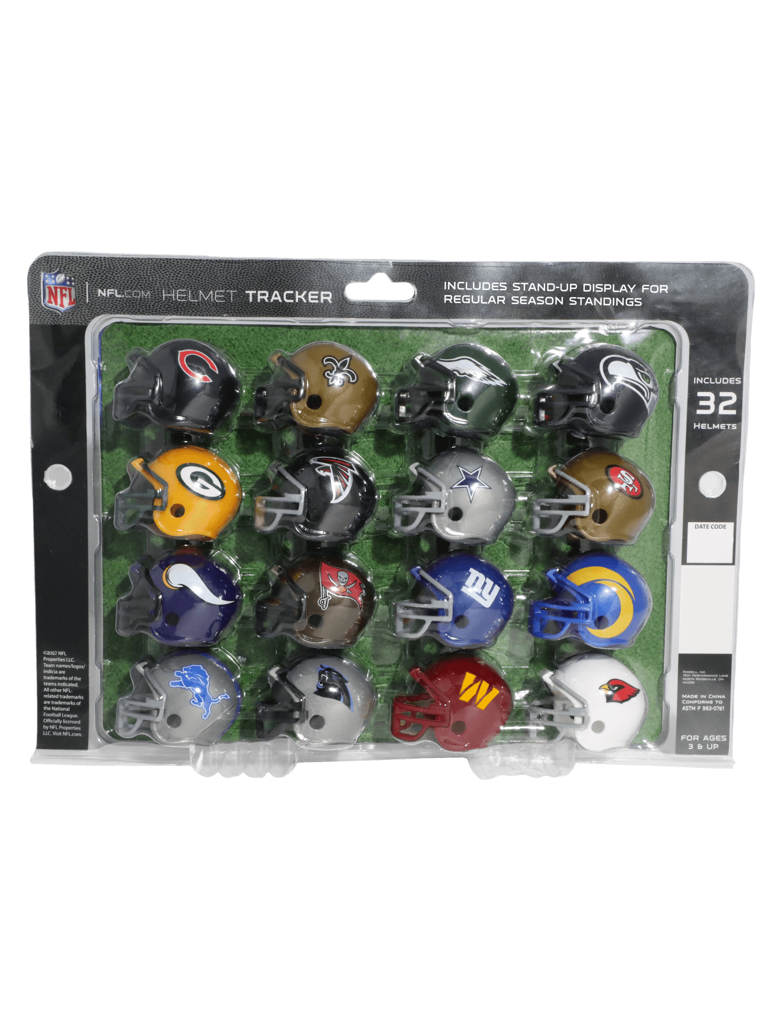 Riddell NFL Pocket Helmet Conference Tracker w/Display Stand