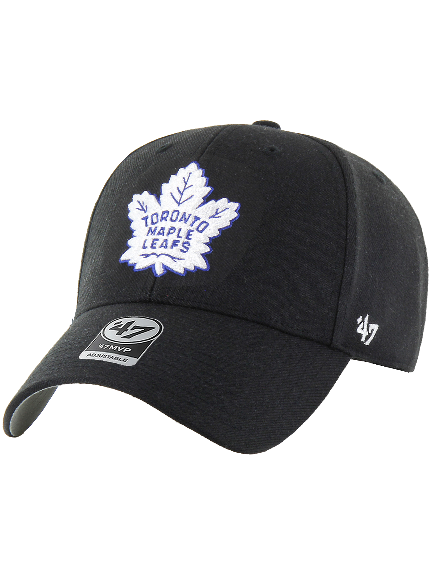 Toronto Maple Leafs '47 NHL Wordmark Hit MVP Snapback Hat - Black