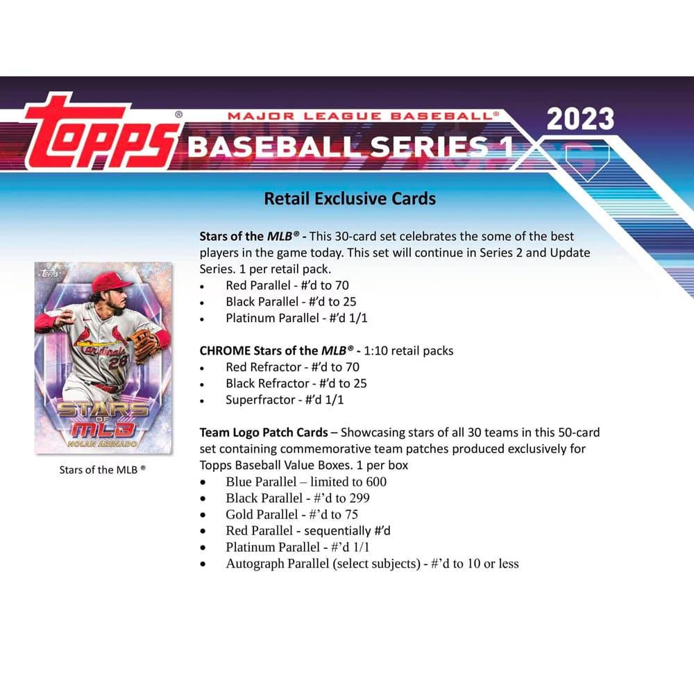 2023 Topps MLB Series 1 Baseball Trading Card Blaster Pack