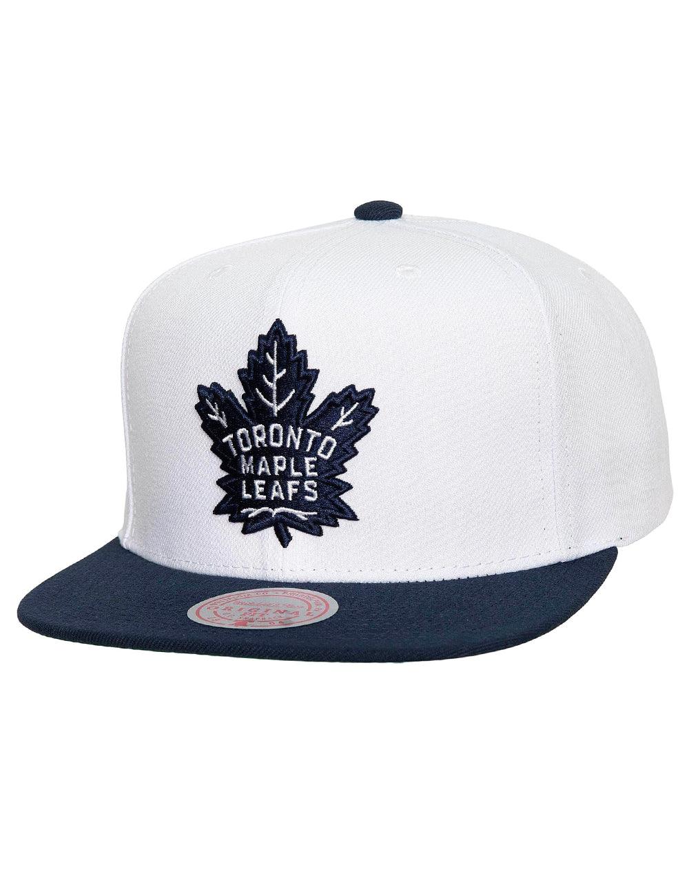 Toronto Maple Leafs Mitchell & Ness NHL Team 2T OG Snapback Hat - White