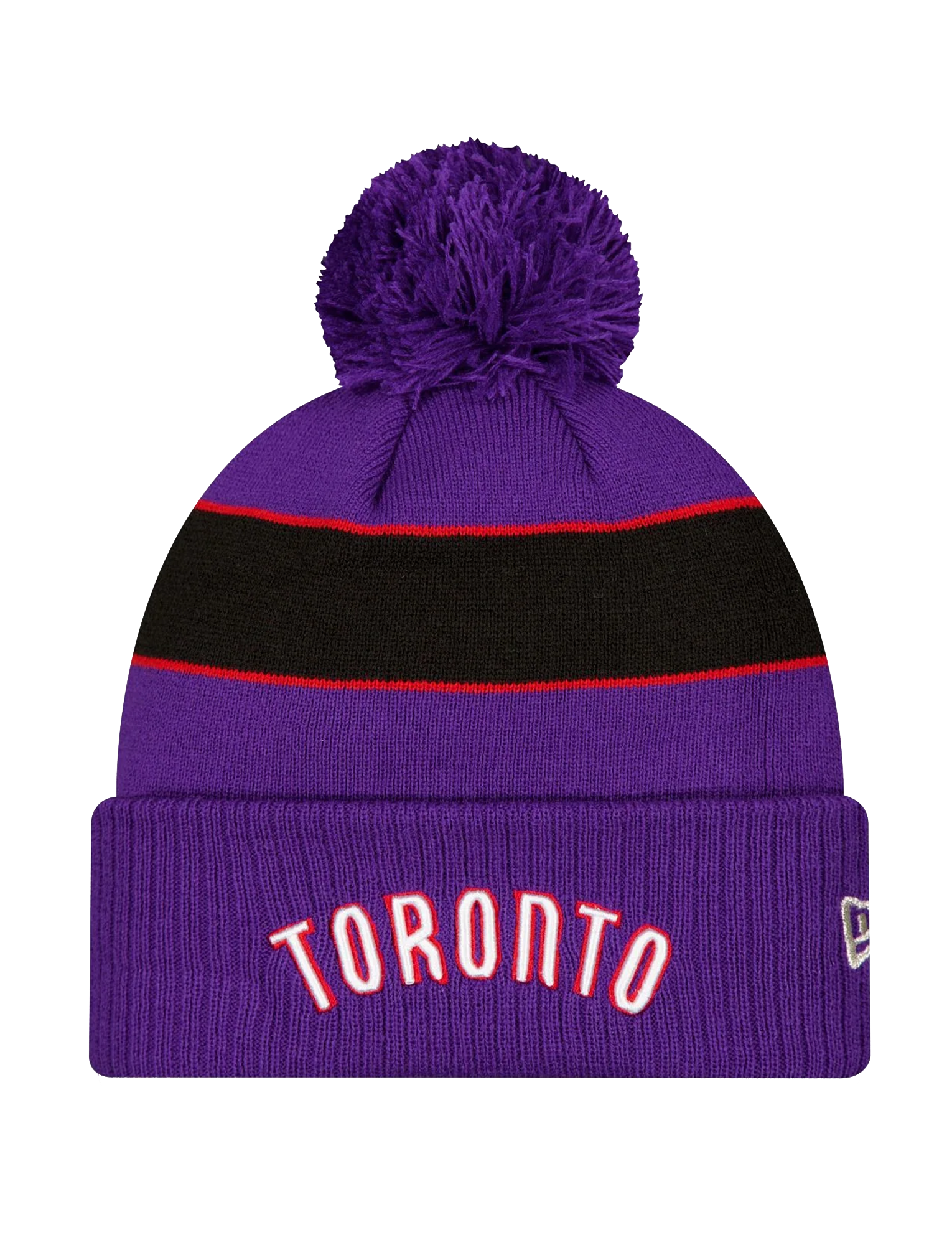 Toronto Raptors New Era NBA Classic Knit Beanie - Purple