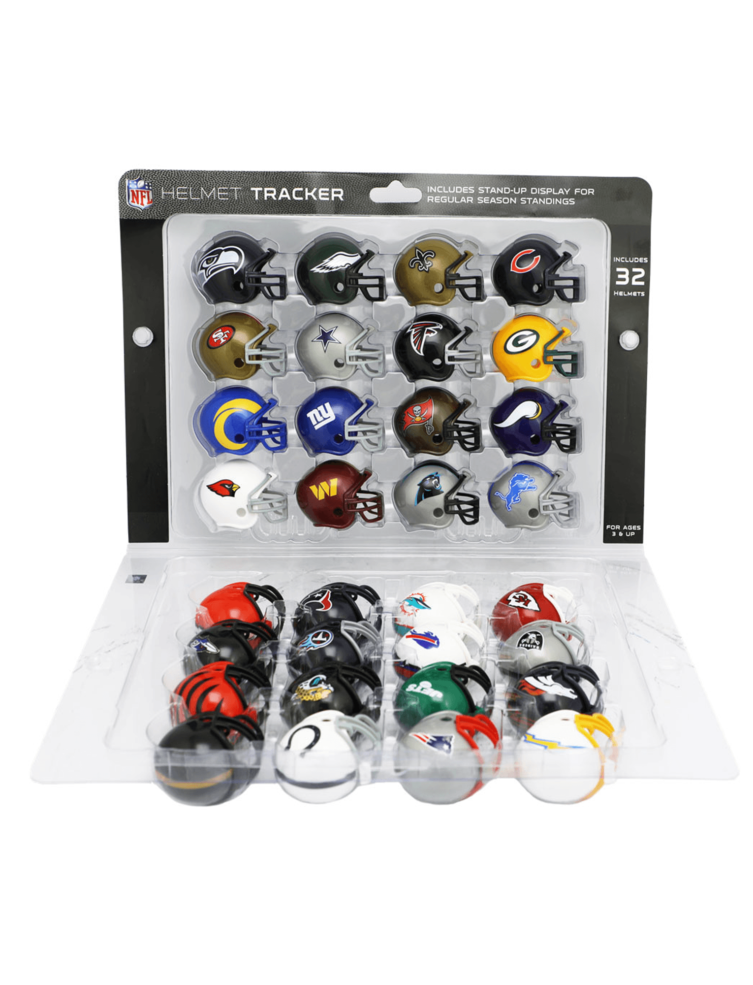 Riddell NFL Pocket Helmet Conference Tracker w/Display Stand