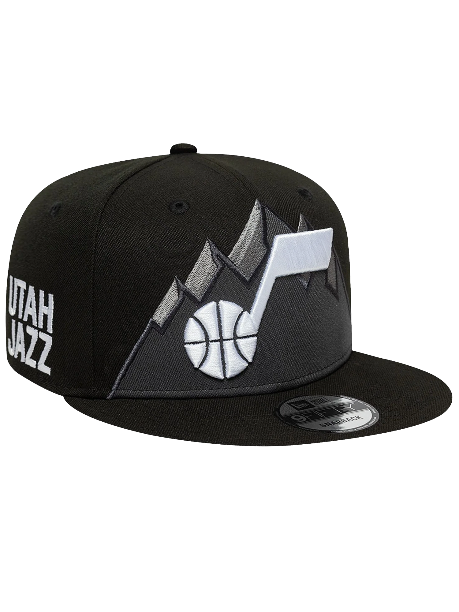 Utah Jazz New Era NBA Statement 9FIFTY Snapback Hat - Black